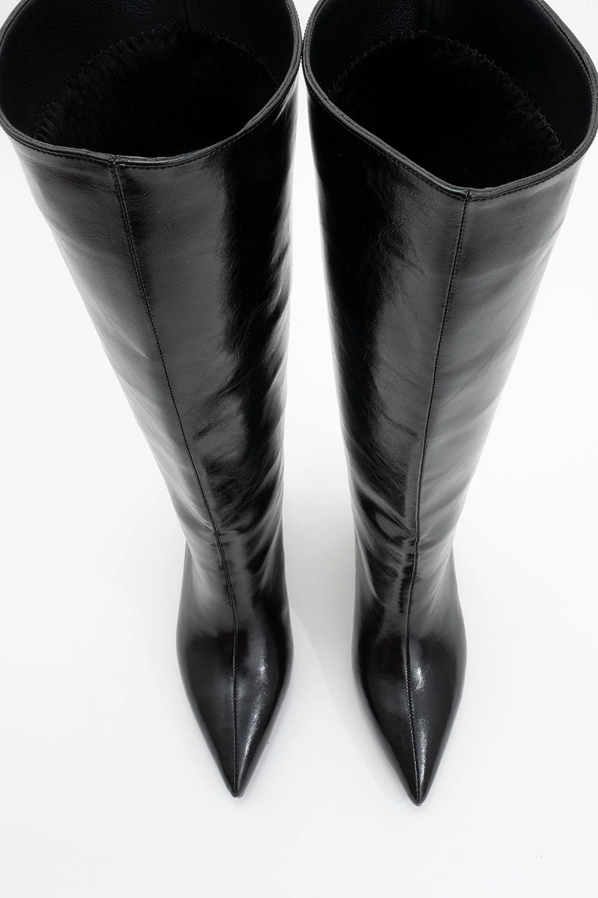 Camila - Black Heeled Boot (Women) - Image 2