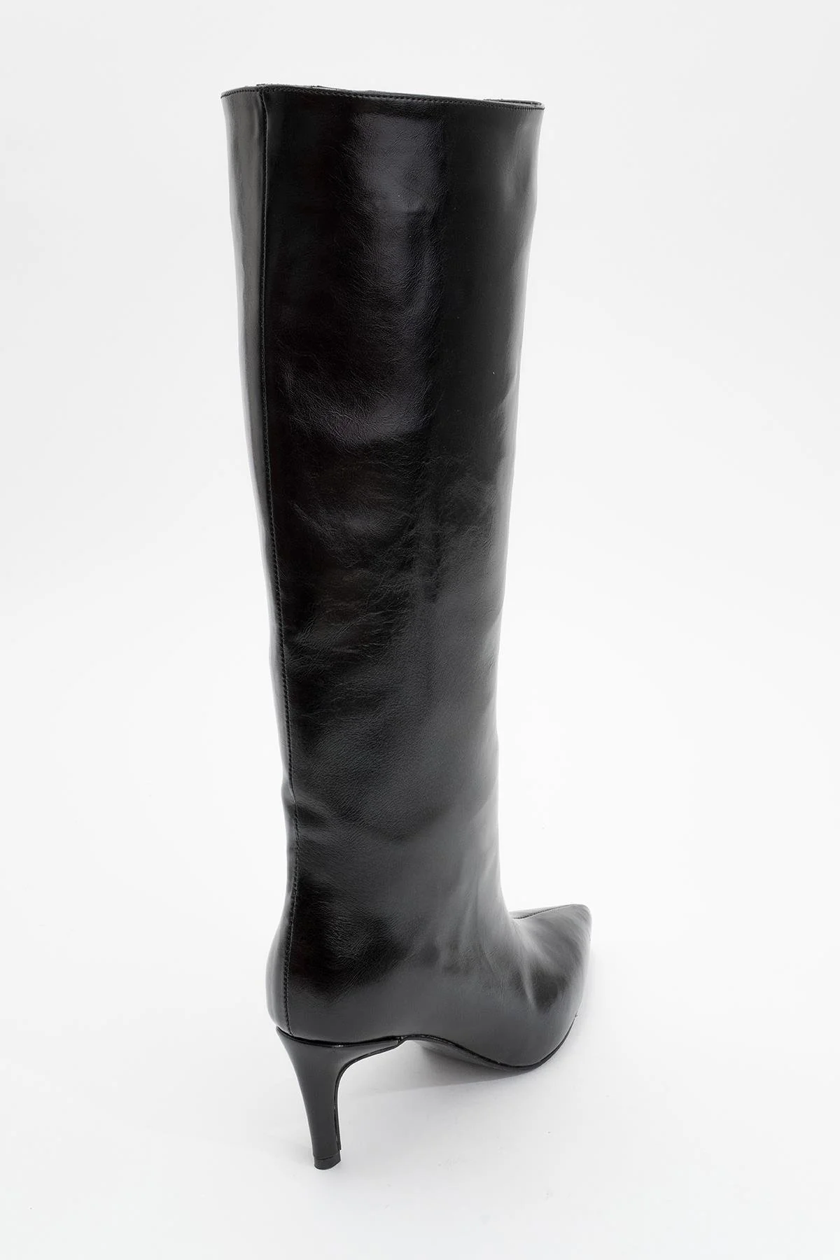 Camila - Black Heeled Boot (Women) - Image 4