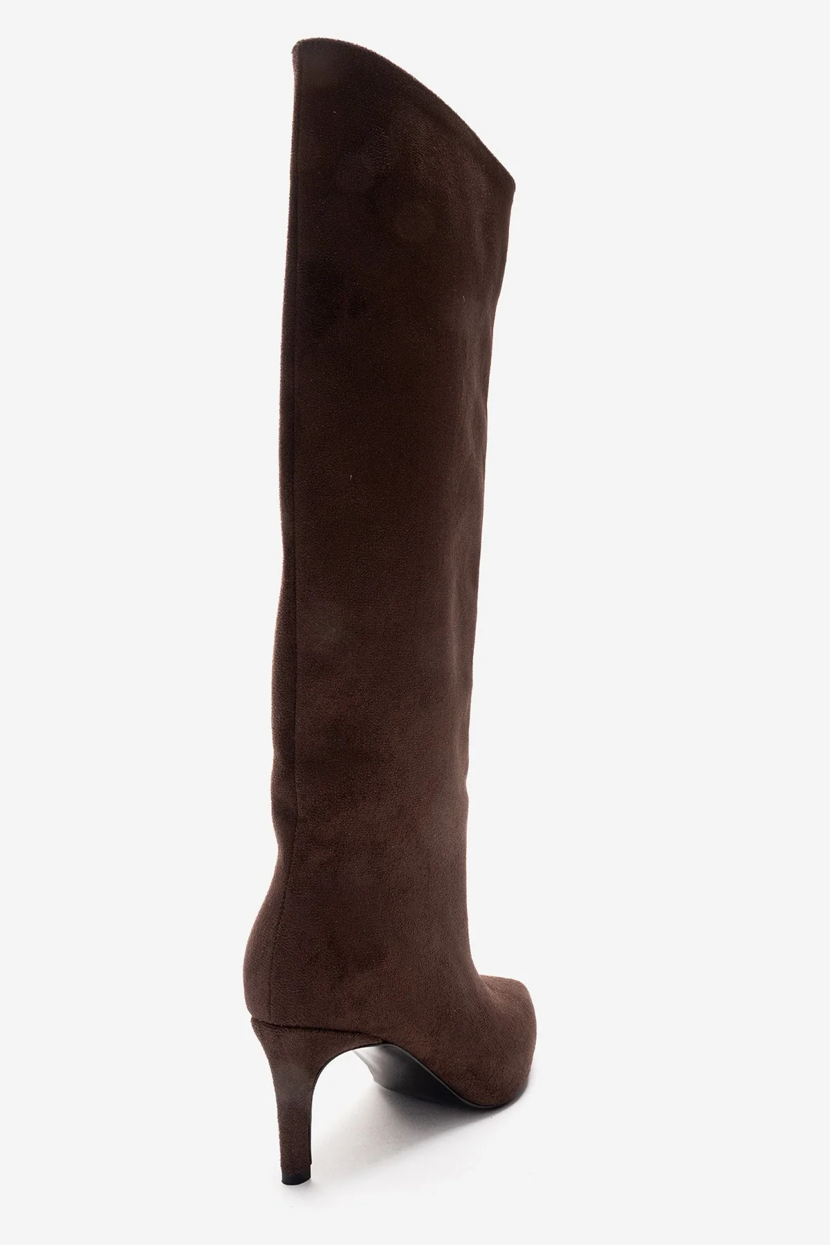 Camila - Brown Suede Stiletto Heel Boot (Women) - Image 5