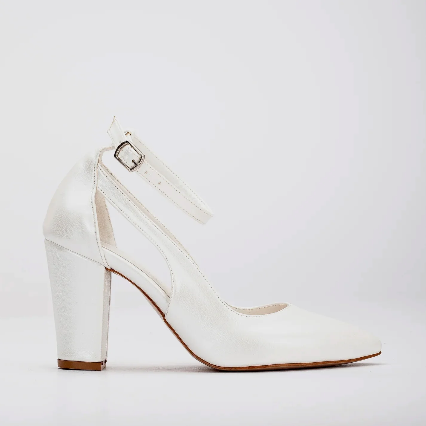 Camila - Ivory Wedding Shoes with Pearls - Image 6