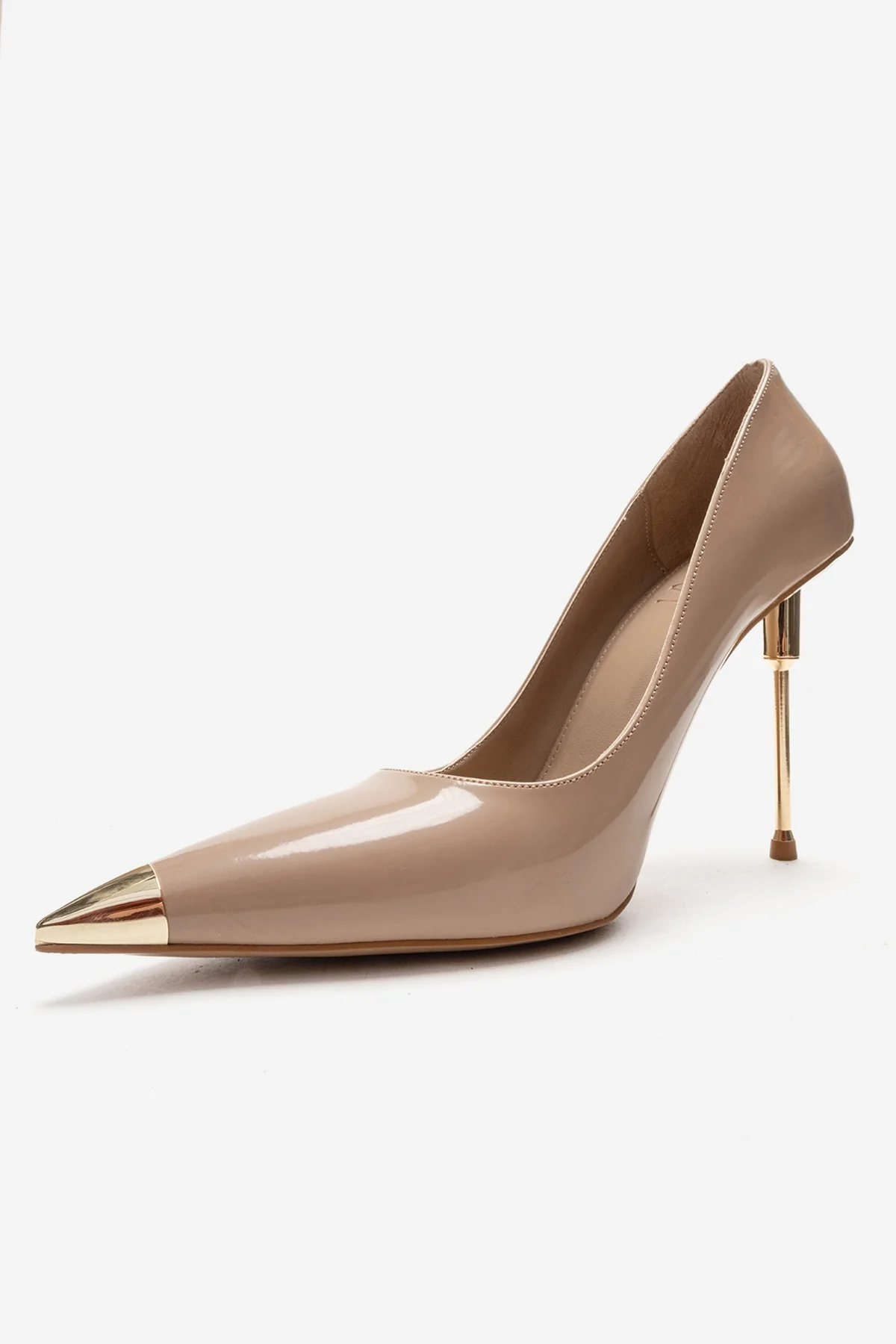 CARLAS - Beige Patent Stiletto Pump (Women) - Image 6