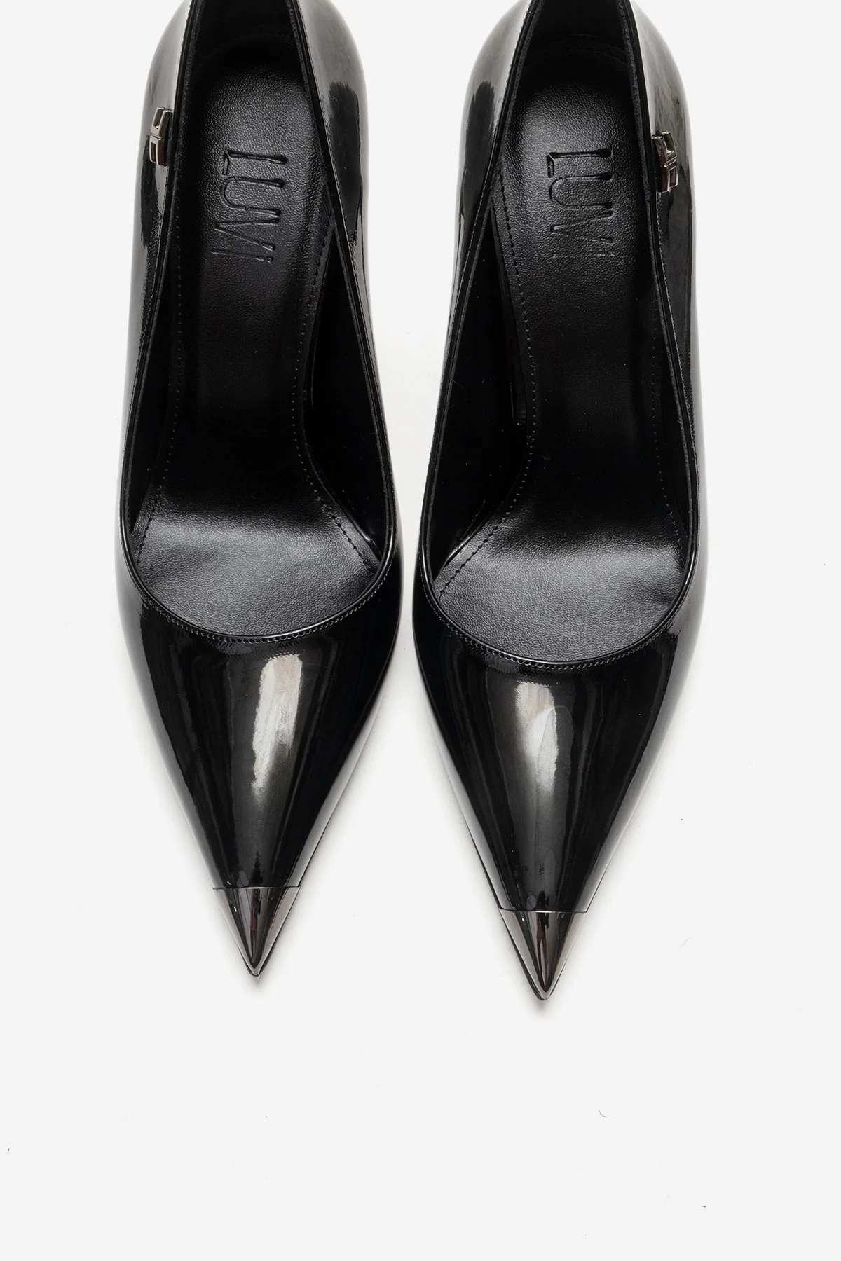 CARLAS - Black Patent Stiletto Pump (Women) - Image 2