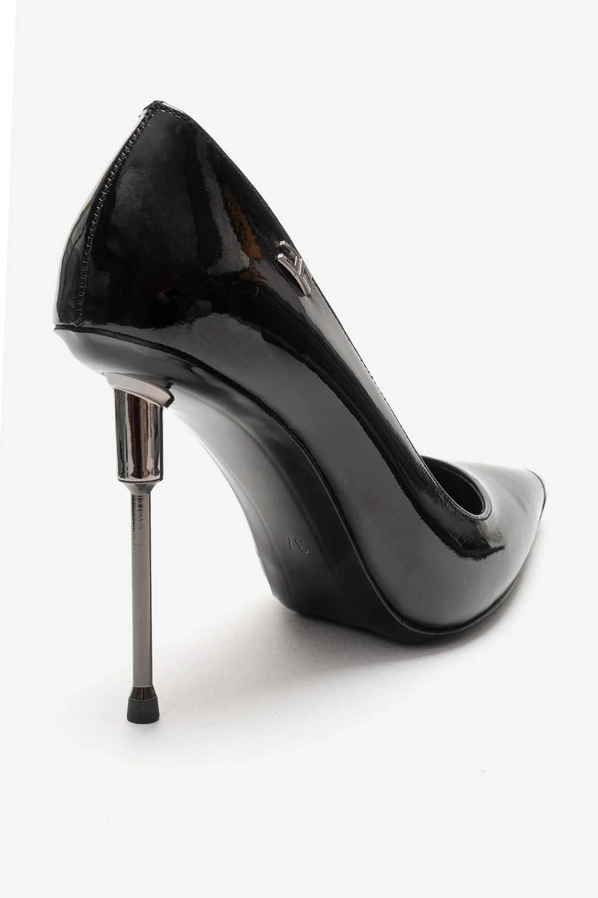 CARLAS - Black Patent Stiletto Pump (Women) - Image 5