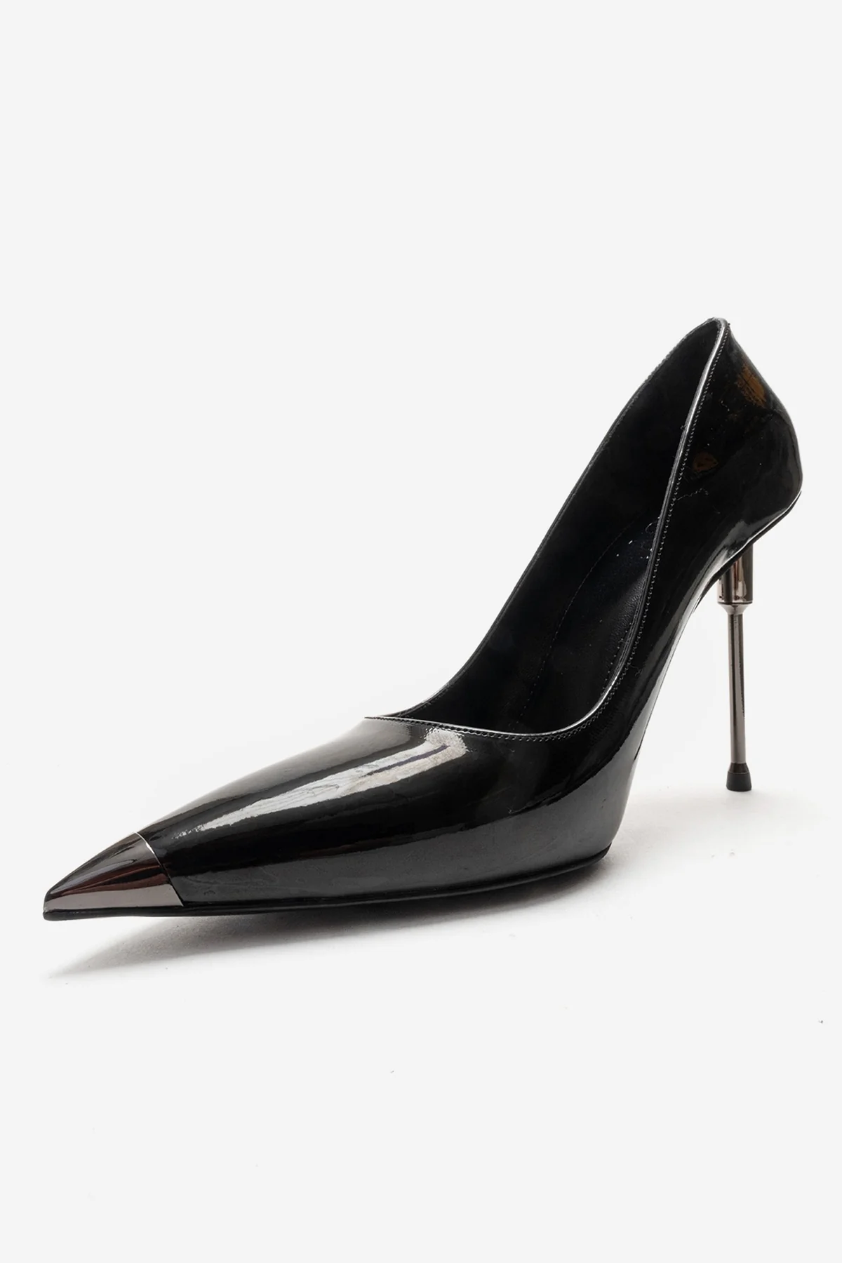 CARLAS - Black Patent Stiletto Pump (Women) - Image 6