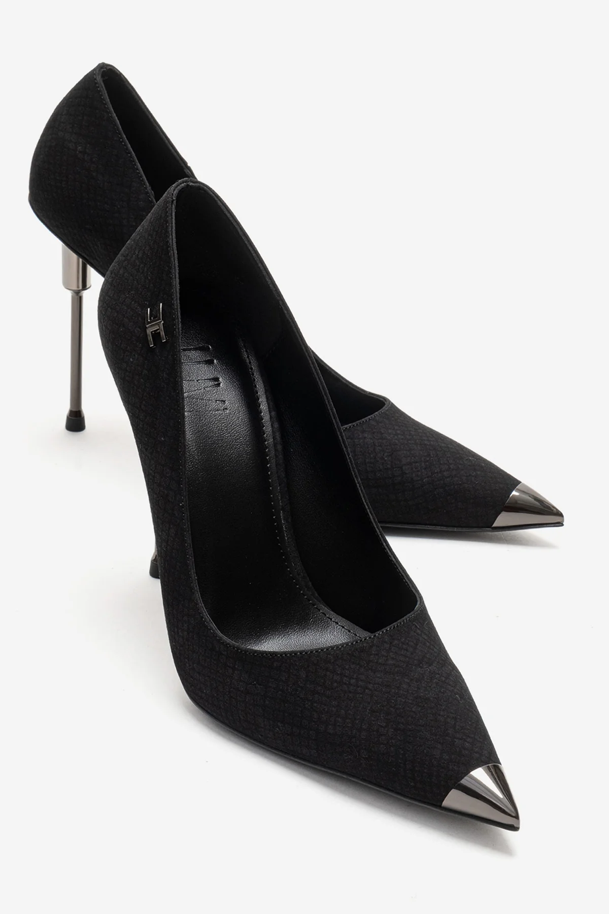 CARLAS - Black Patterned Stiletto Pump (Women)
