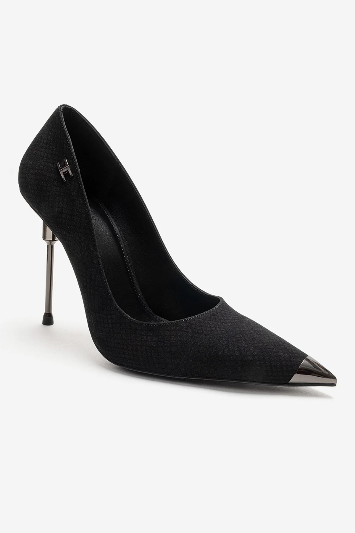 CARLAS - Black Patterned Stiletto Pump (Women) - Image 3