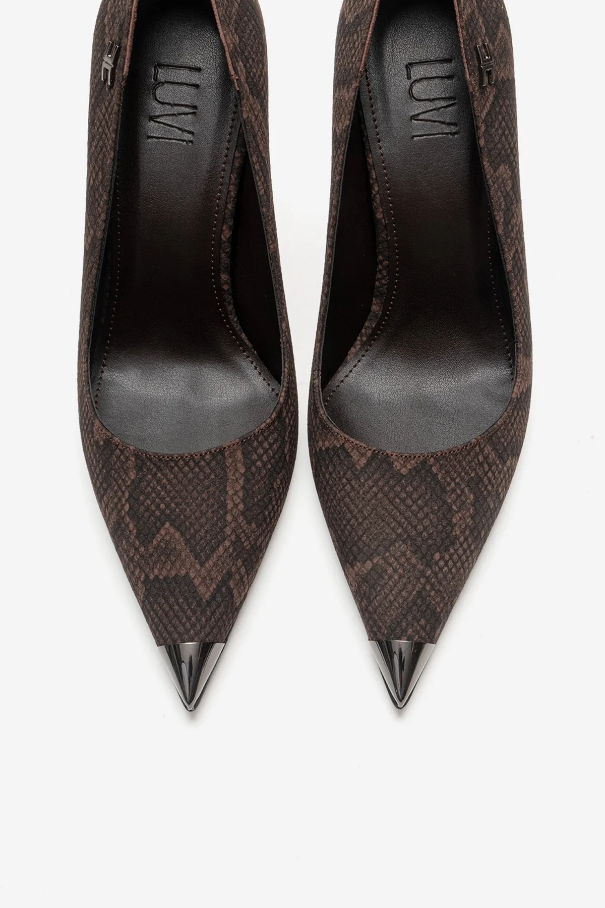 CARLAS - Brown Patterned Stiletto Pump (Women) - Image 2