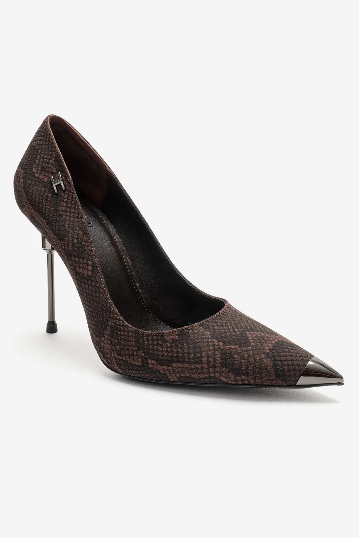 CARLAS - Brown Patterned Stiletto Pump (Women) - Image 3