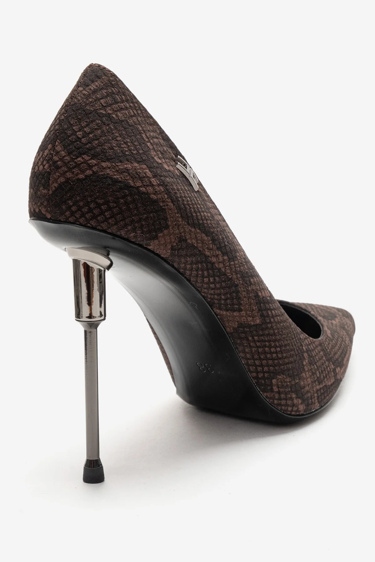 CARLAS - Brown Patterned Stiletto Pump (Women) - Image 5