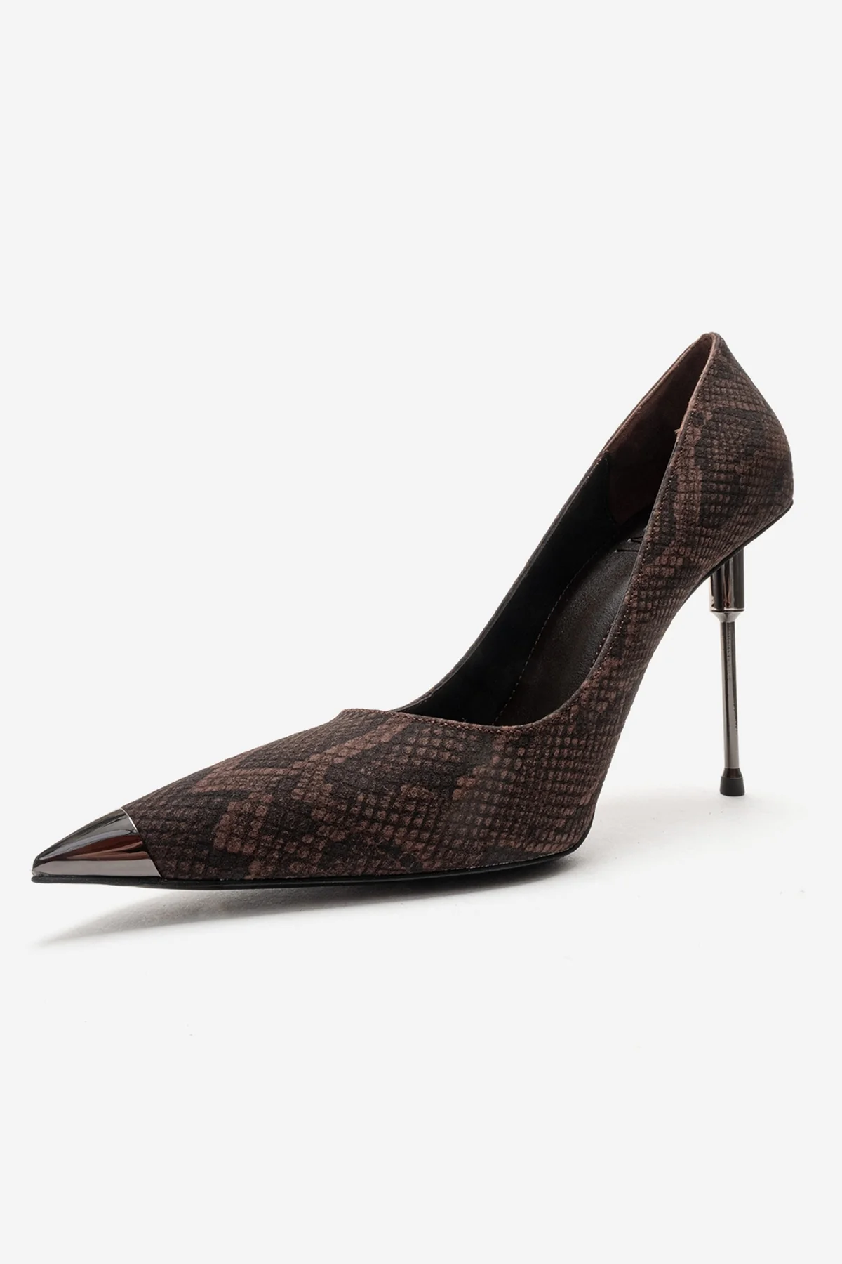 CARLAS - Brown Patterned Stiletto Pump (Women) - Image 6