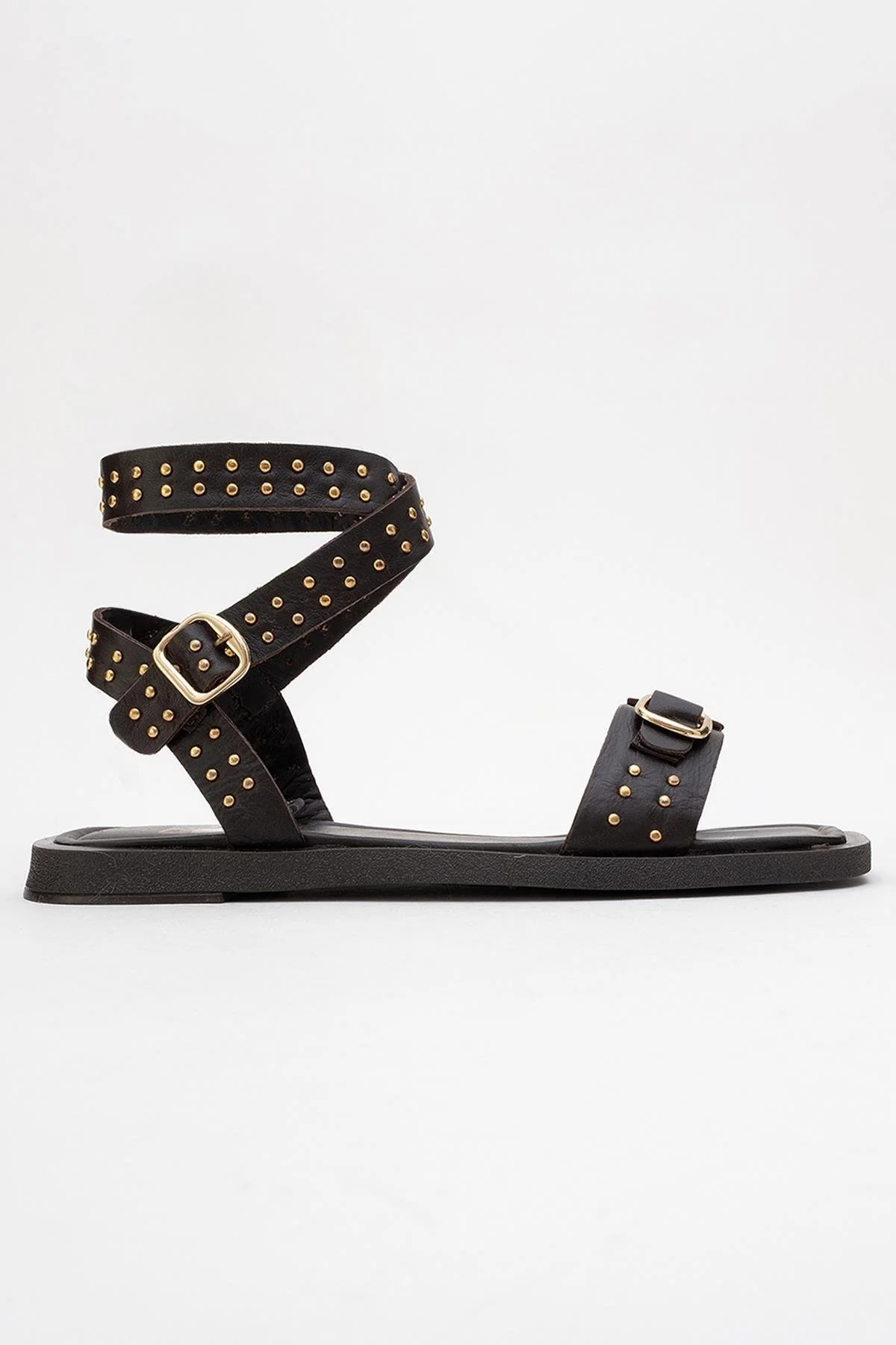 Carril - Brown Genuine Leather Sandal (Women) - Image 6