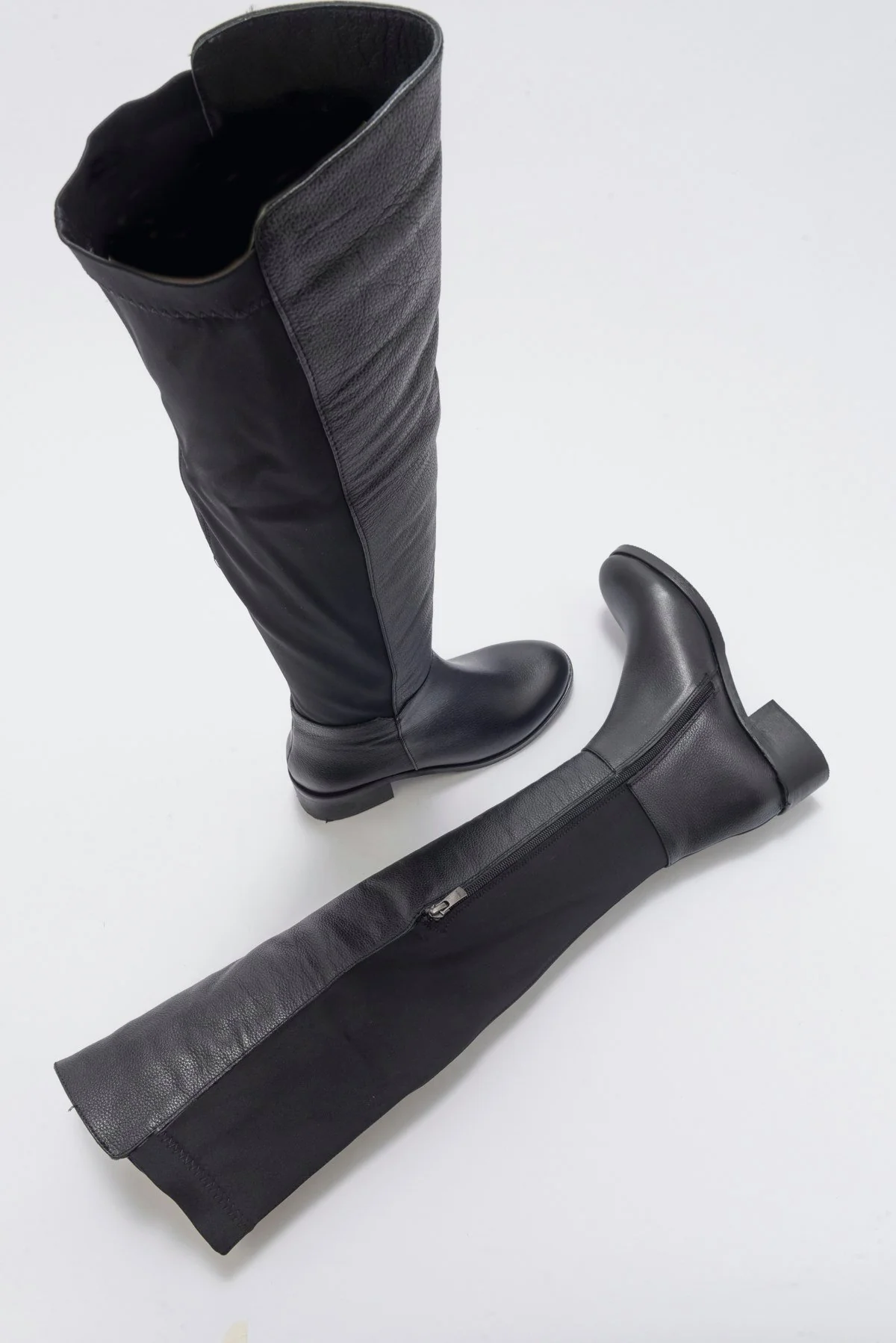 Cassie Black Leather Boot (Women) - Image 4