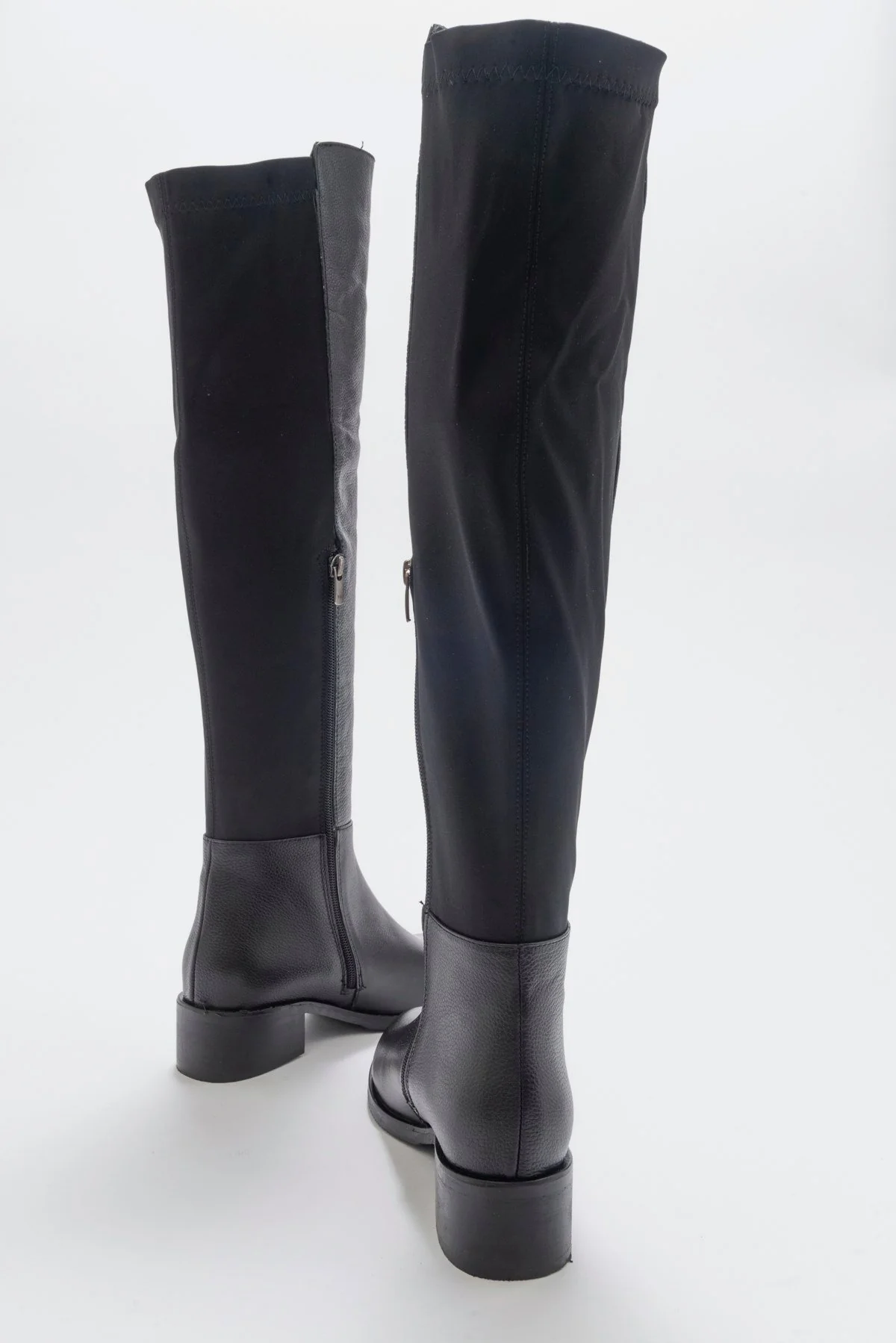 Cassie Black Leather Boot (Women) - Image 5