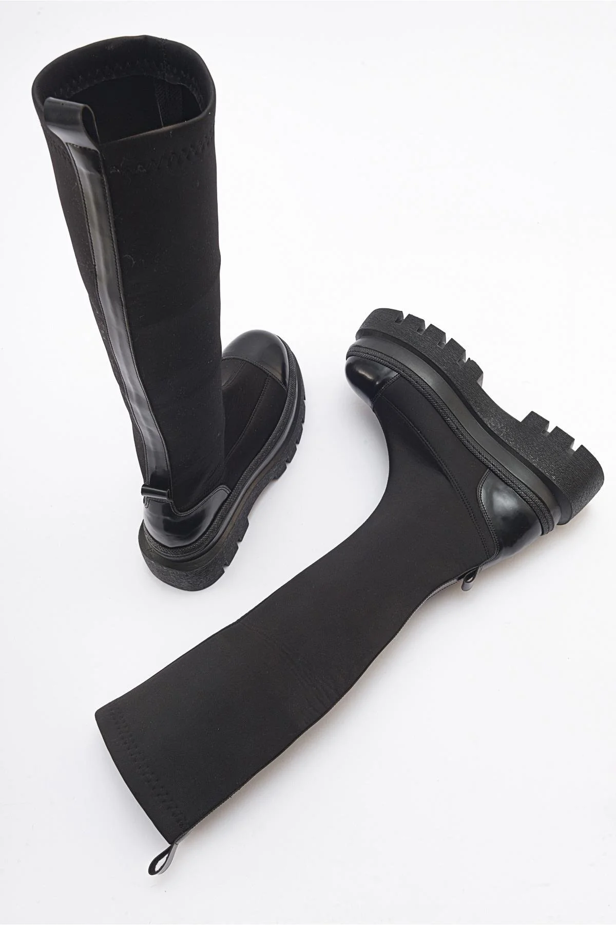 Celine - Black Scuba Thick-Sole Boot (Women) - Image 2