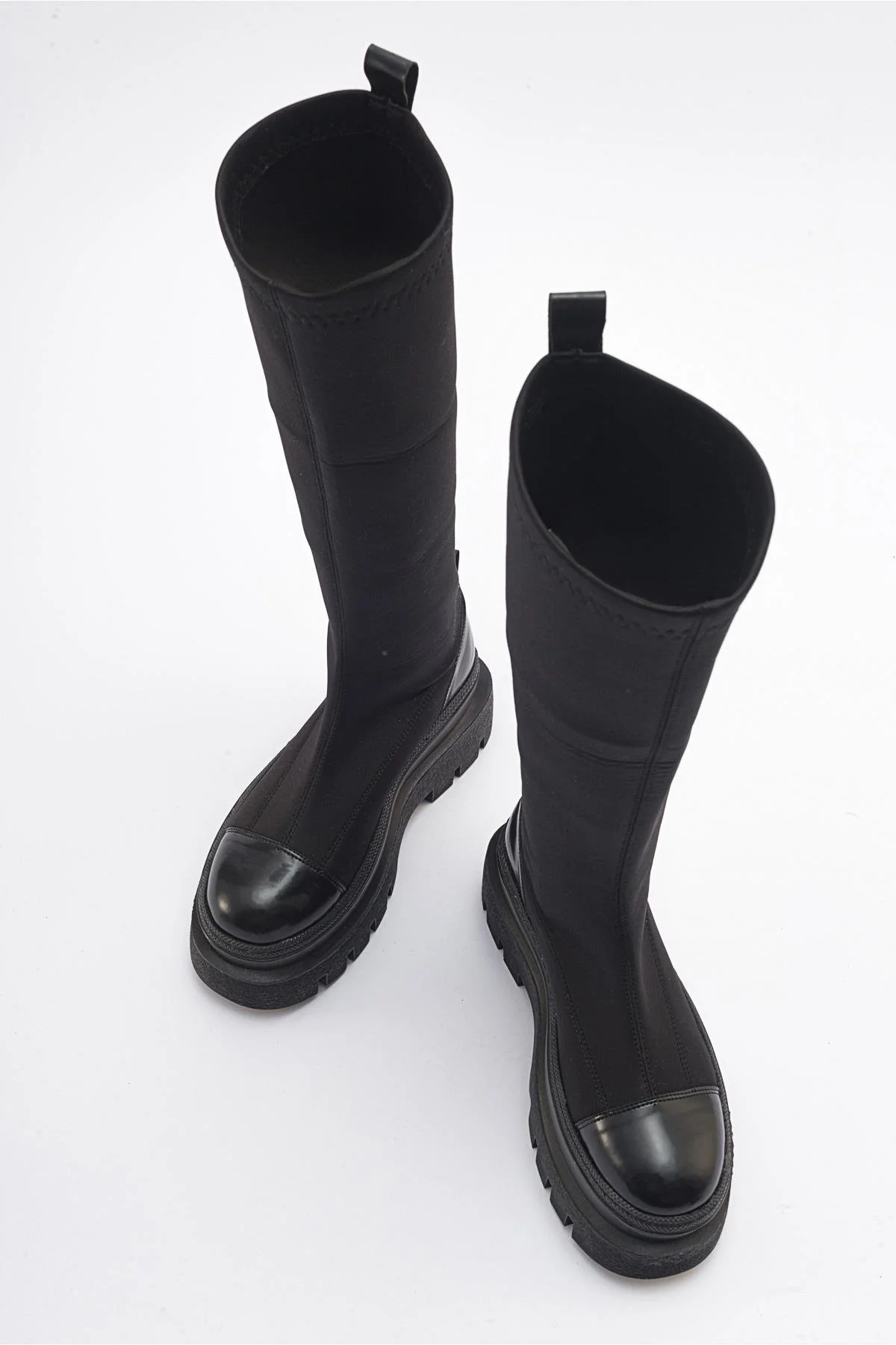 Celine - Black Scuba Thick-Sole Boot (Women) - Image 3