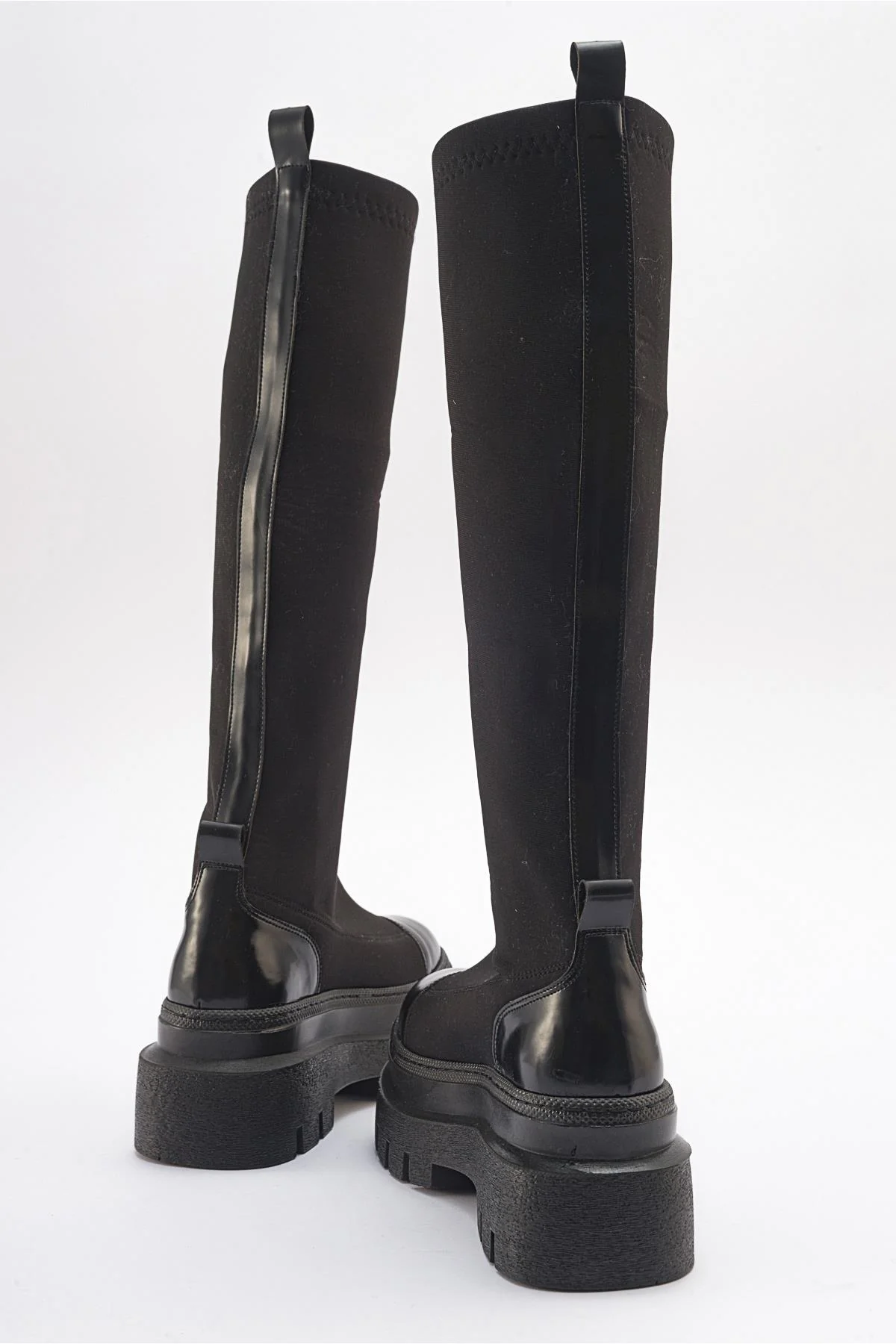 Celine - Black Scuba Thick-Sole Boot (Women) - Image 4