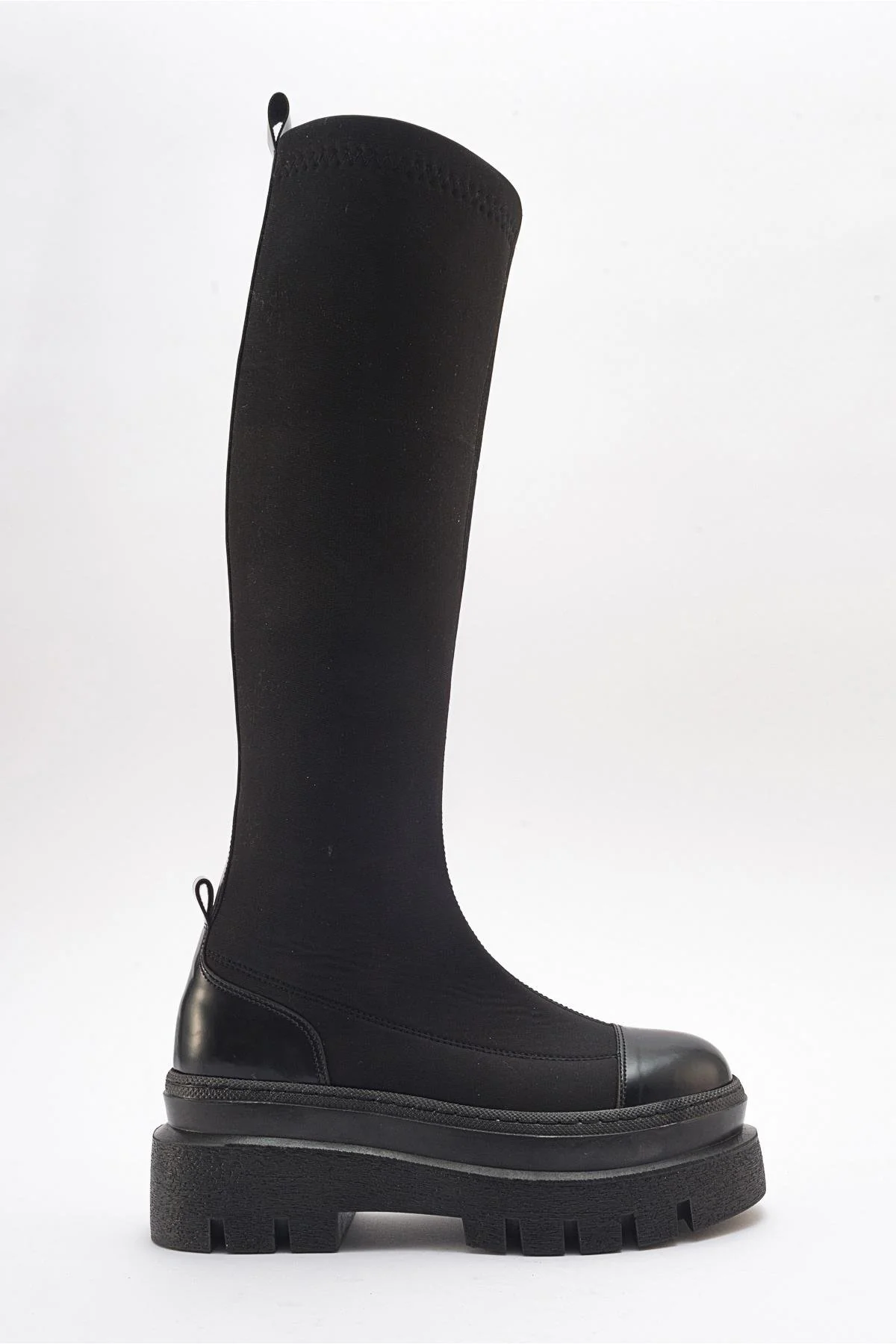 Celine - Black Scuba Thick-Sole Boot (Women) - Image 6