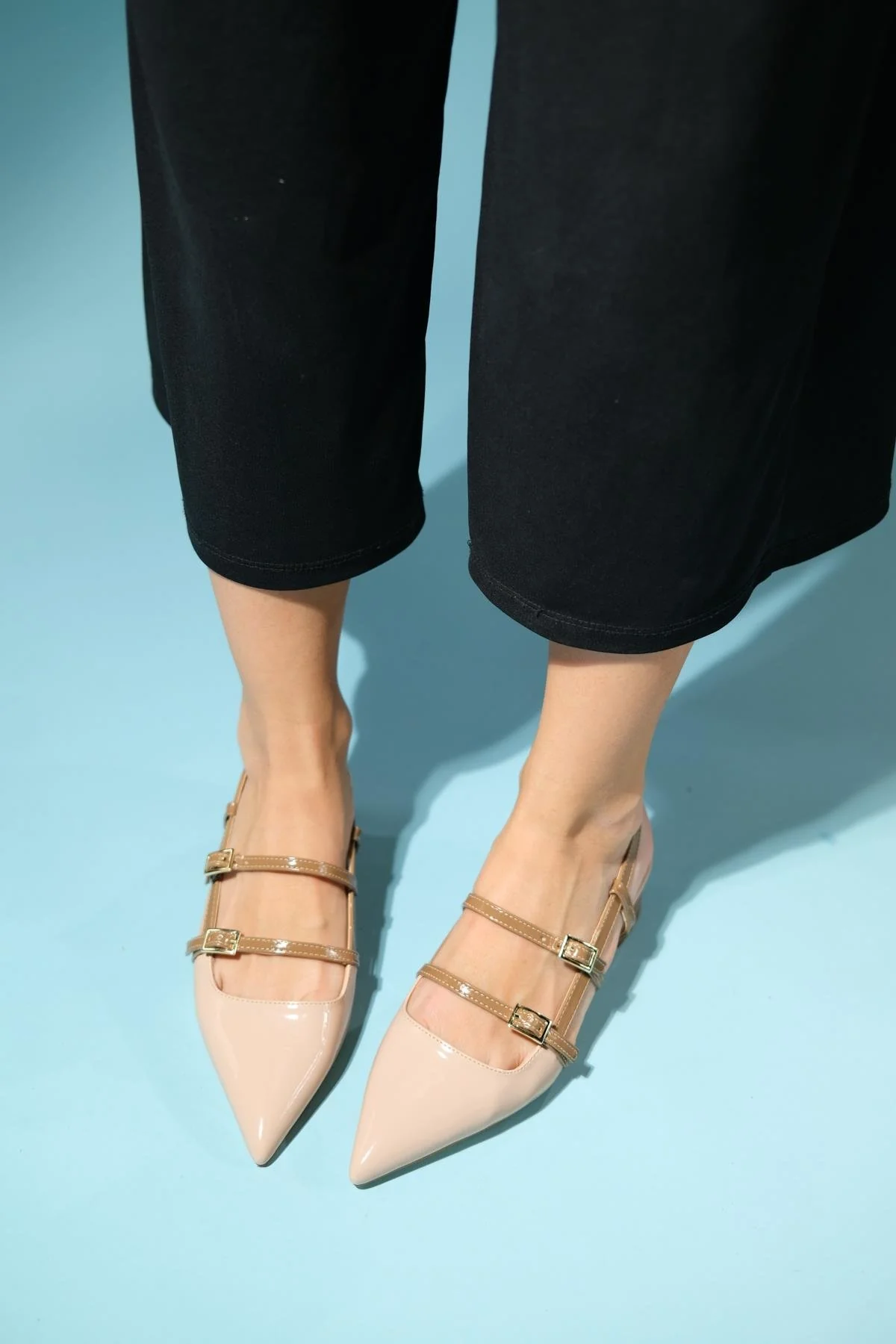 Cenova - Beige-Brown Heeled Sandal (Women) - Image 6