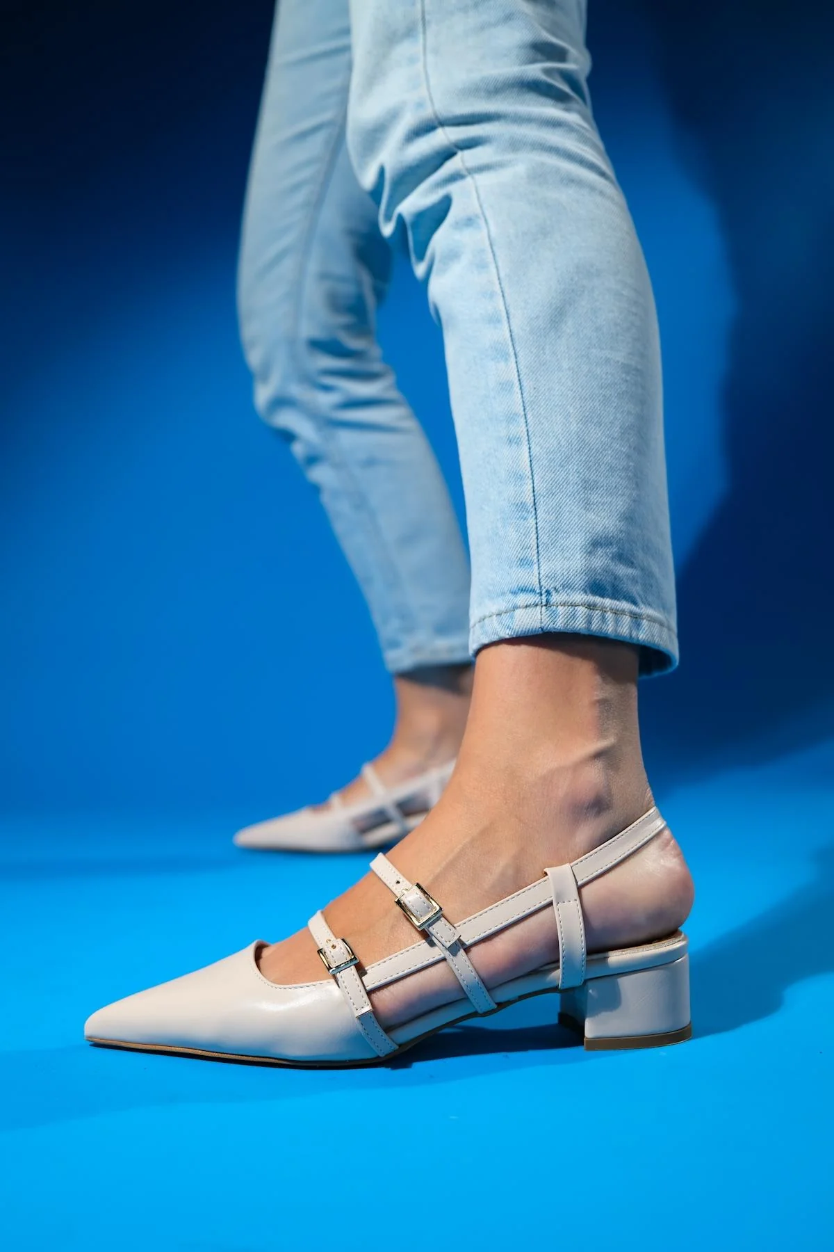 Cenova - Beige Heeled Sandal (Women) - Image 7