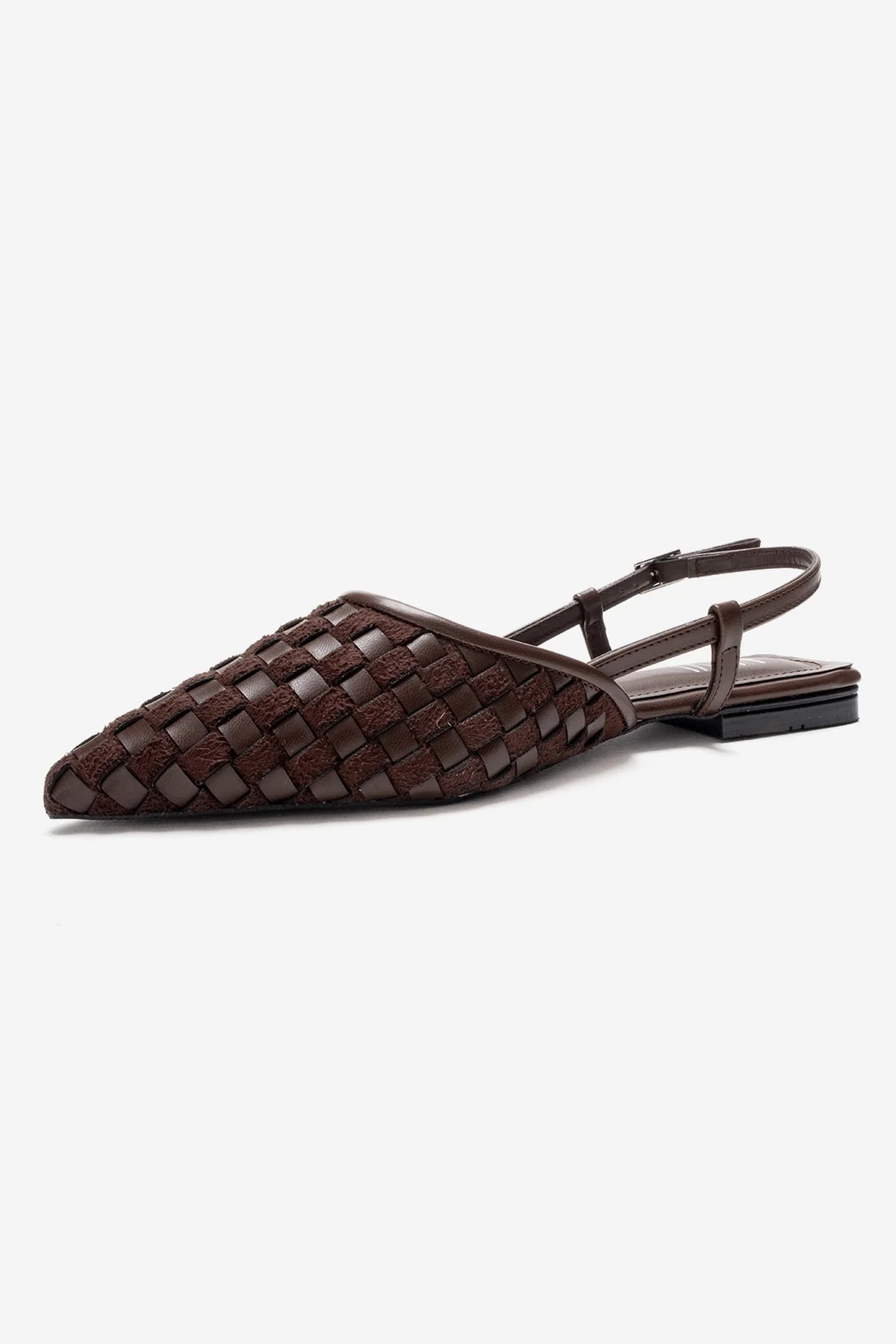 CHANDA - Brown Pointed Toe Sandal (Women) - Image 4