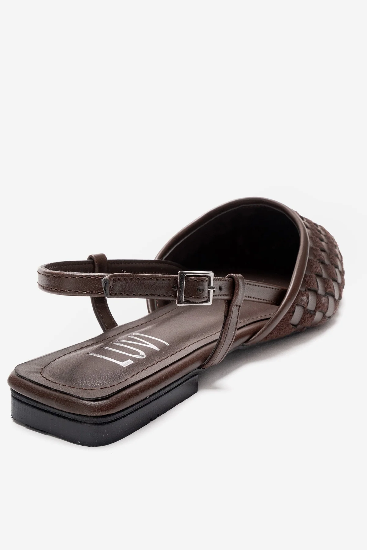 CHANDA - Brown Pointed Toe Sandal (Women) - Image 5