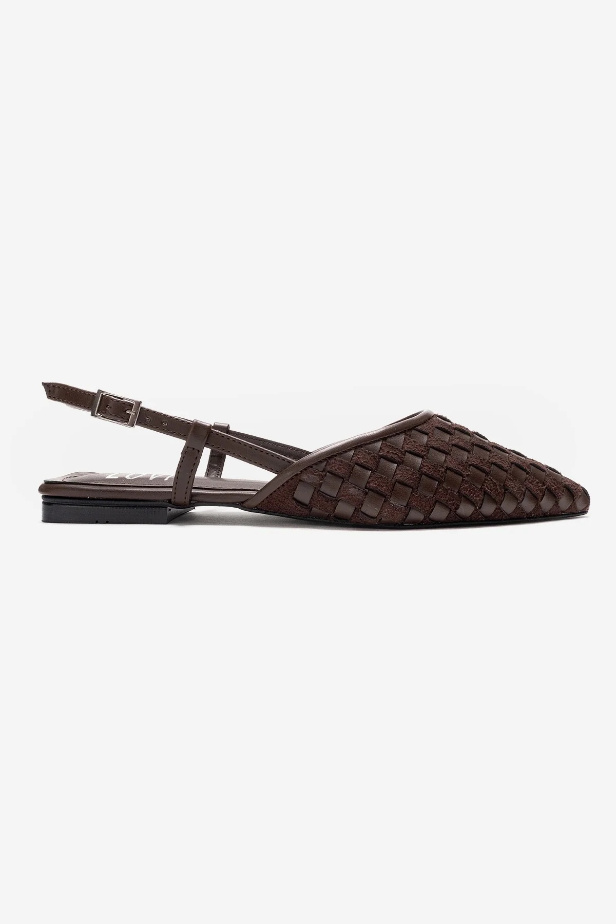 CHANDA - Brown Pointed Toe Sandal (Women) - Image 6