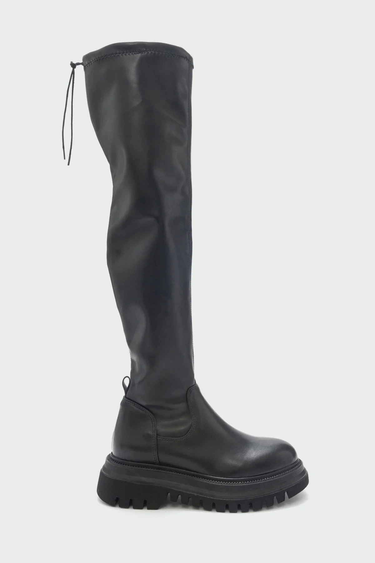 Chip - Black Knee-High Boot (Women) - Image 6