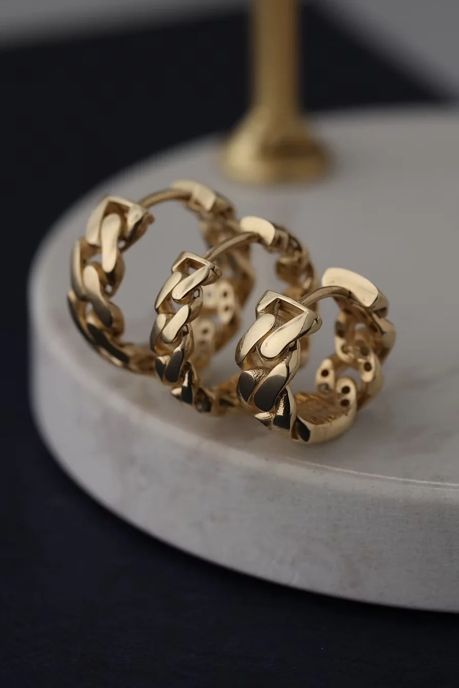 Cirella 14K Solid Gold Earrings – 5.52 g - Image 3
