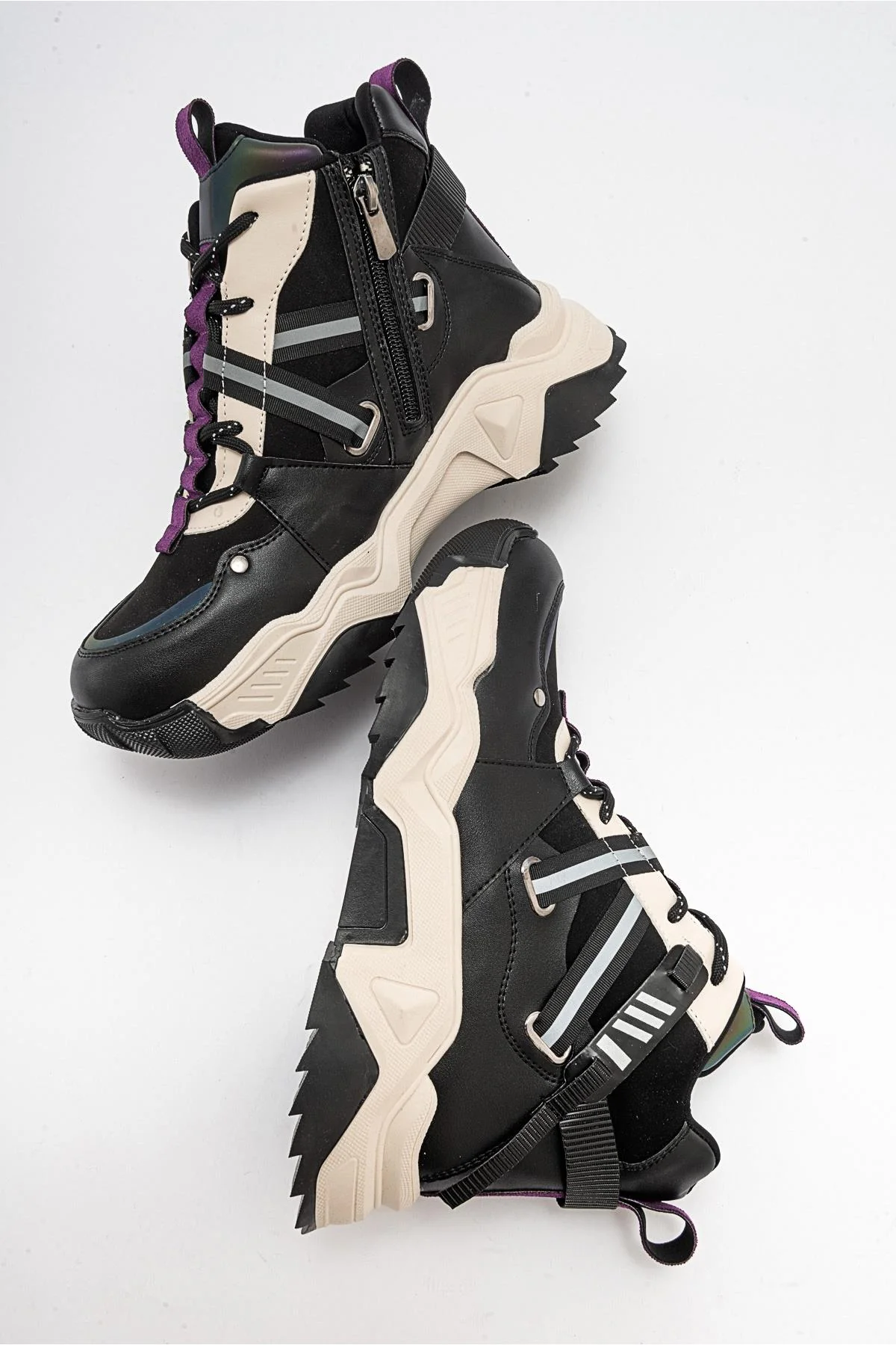 Seraphine - Black Purple Sport Boot (Women) - Image 3