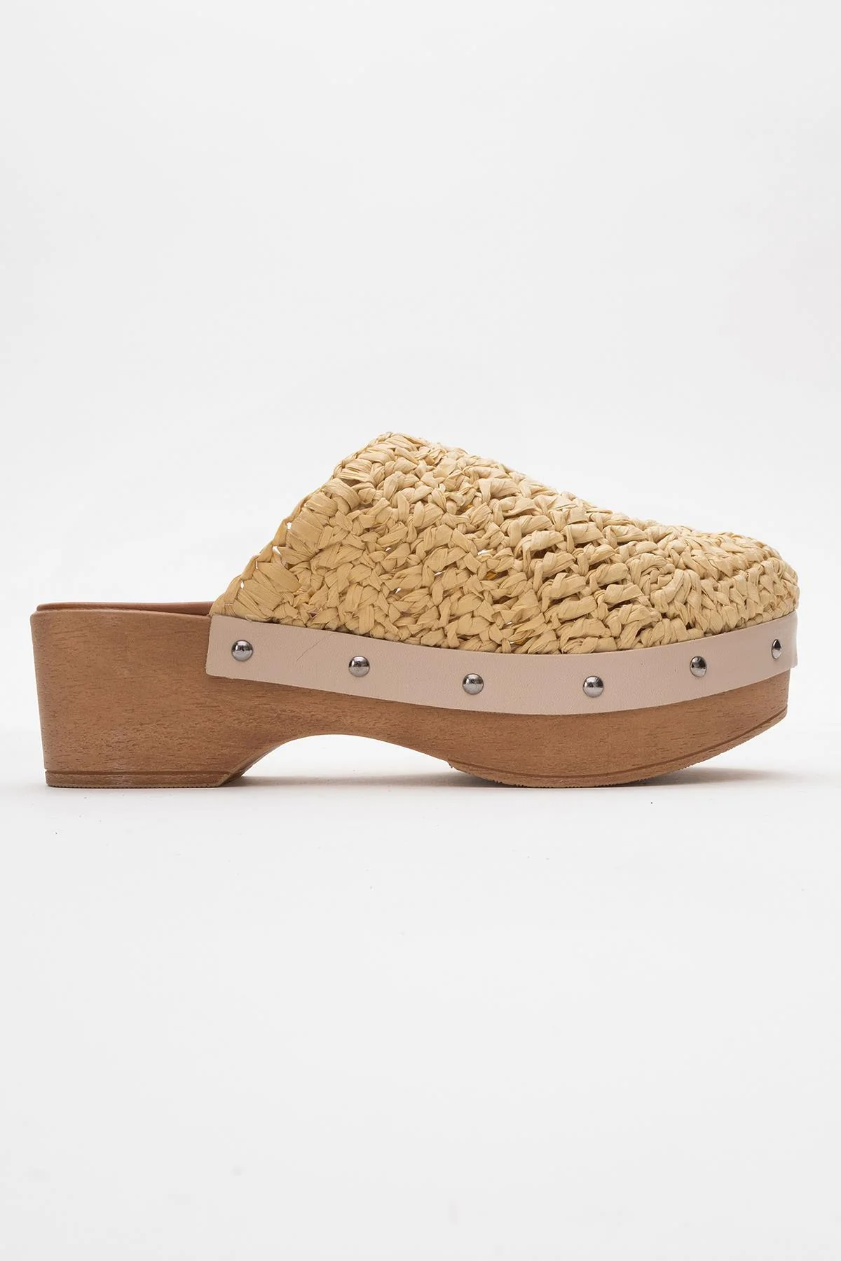 Cooper - Beige Braided Wedge Sandal (Women) - Image 6