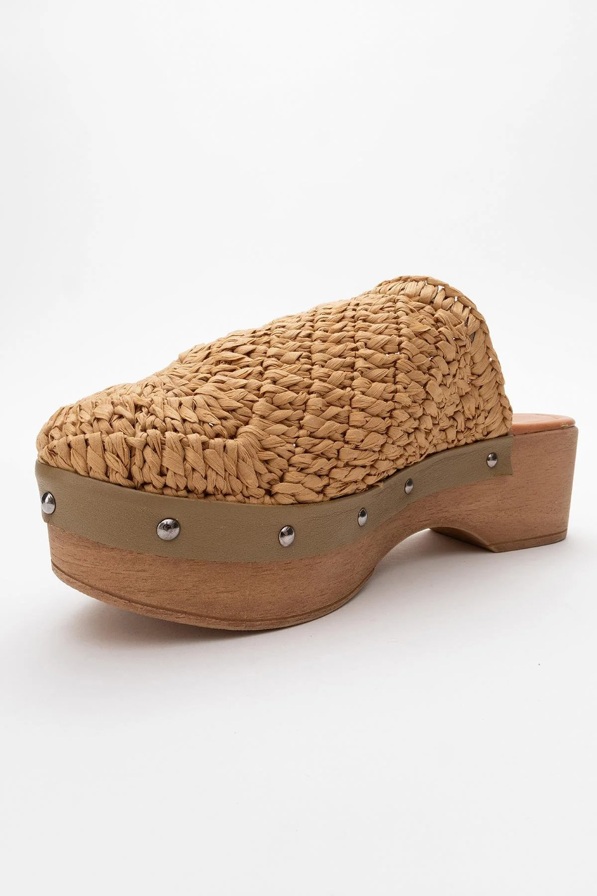 Cooper - Cognac Brown Braided Wedge Sandal (Women) - Image 6