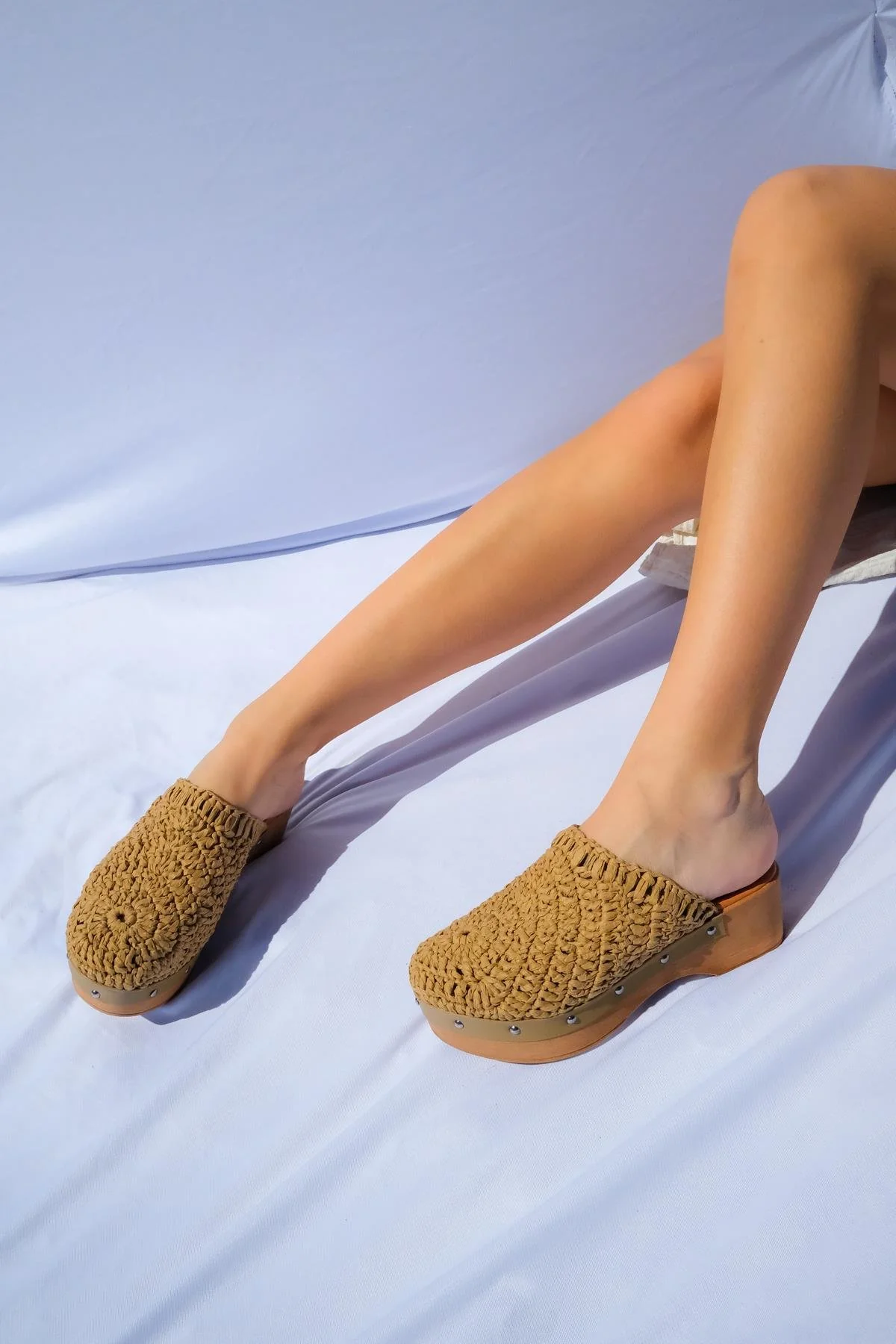 Cooper - Cognac Brown Braided Wedge Sandal (Women) - Image 8