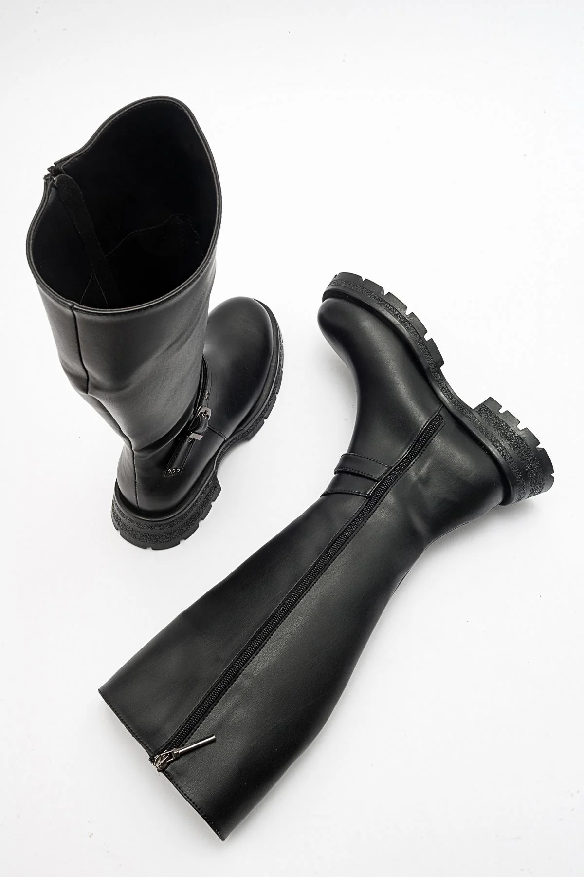 Covela - Black Knee-High Boot (Women) - Image 2