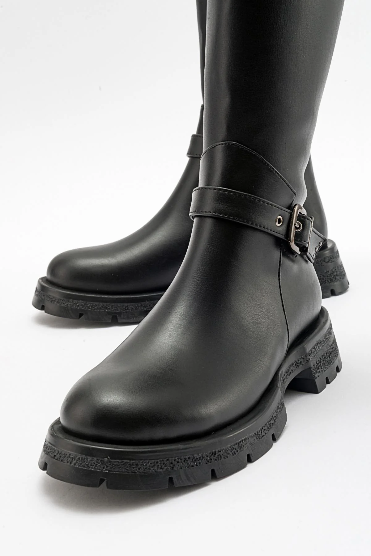 Covela - Black Knee-High Boot (Women) - Image 3