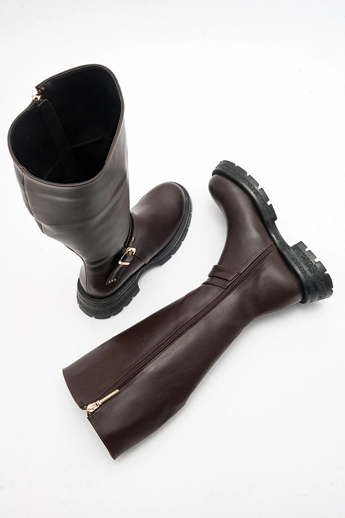 Covela - Cognac Knee-High Boot (Women) - Image 2