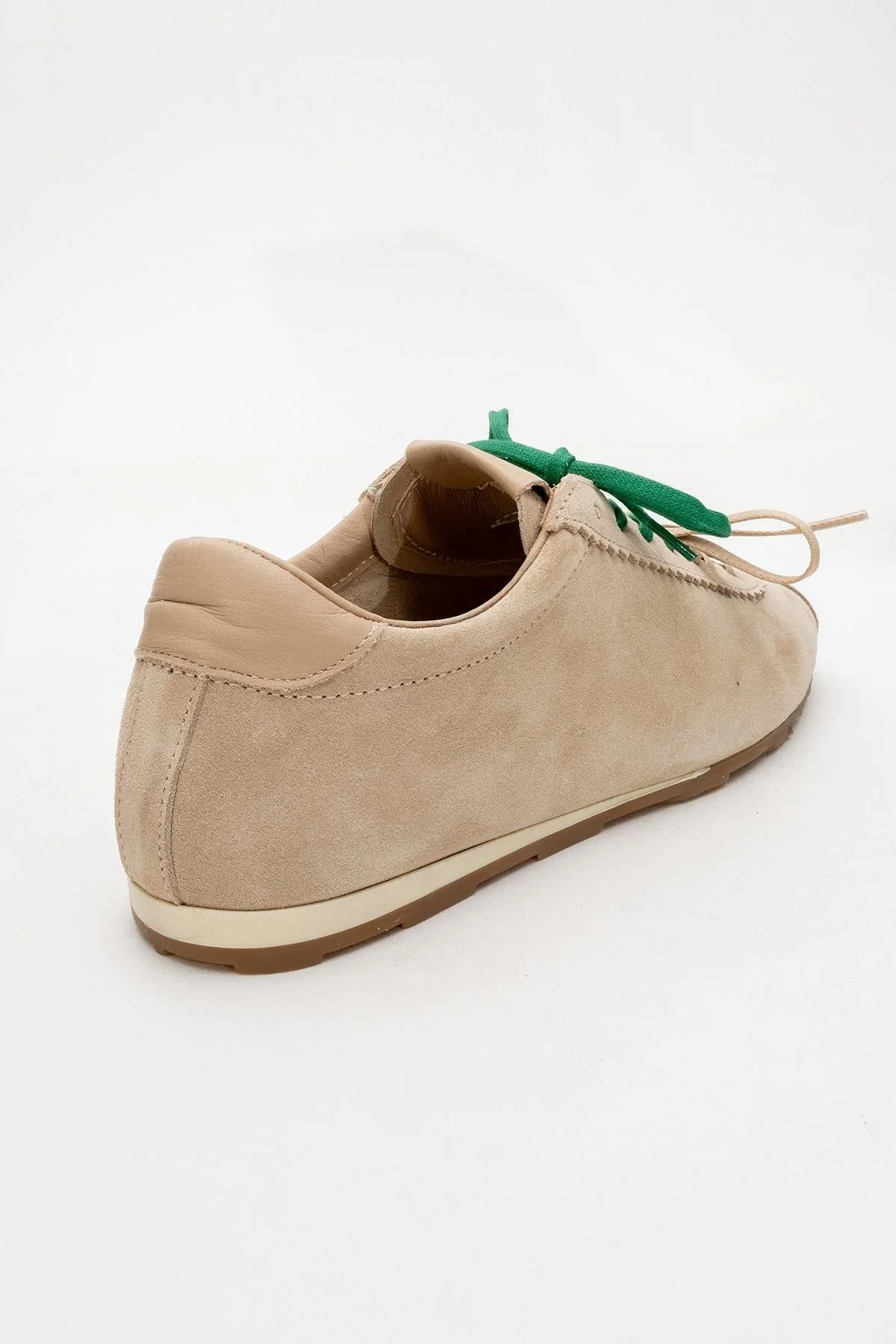 Crea - Beige Leather Sneakers (Women) - Image 5