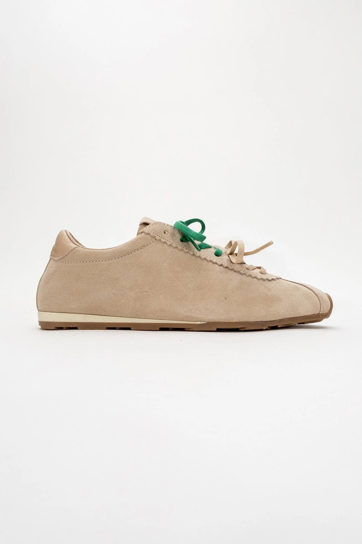 Crea - Beige Leather Sneakers (Women) - Image 6
