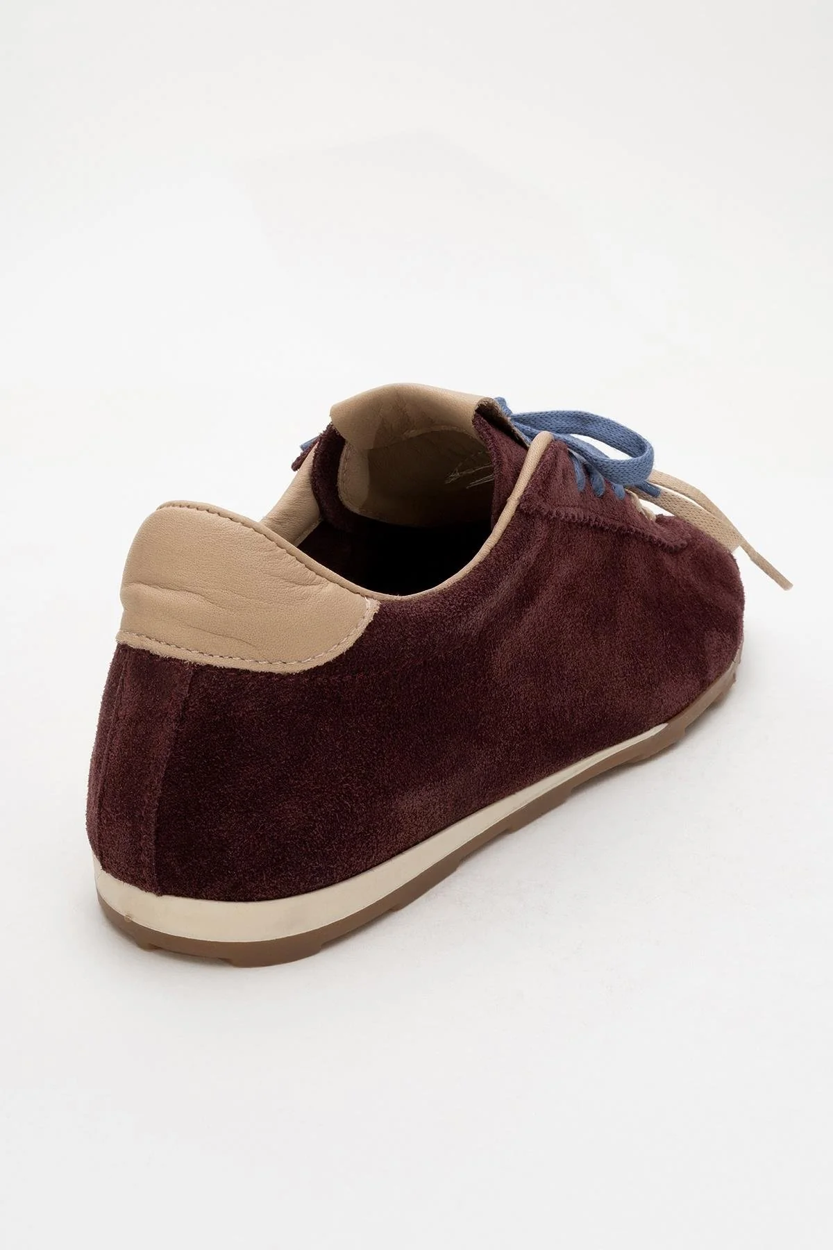 Crea - Burgundy Leather Sneakers (Women) - Image 5