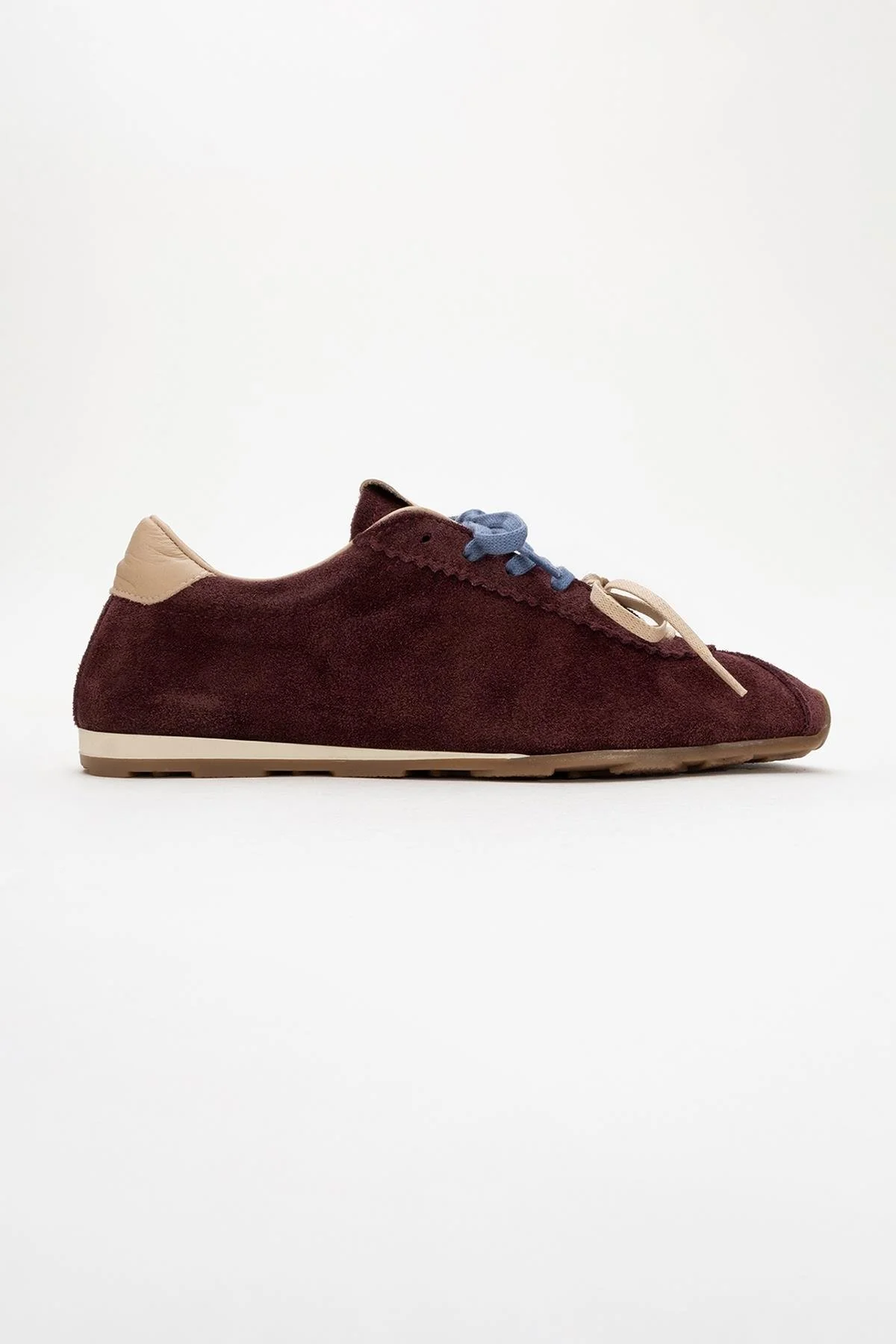 Crea - Burgundy Leather Sneakers (Women) - Image 6