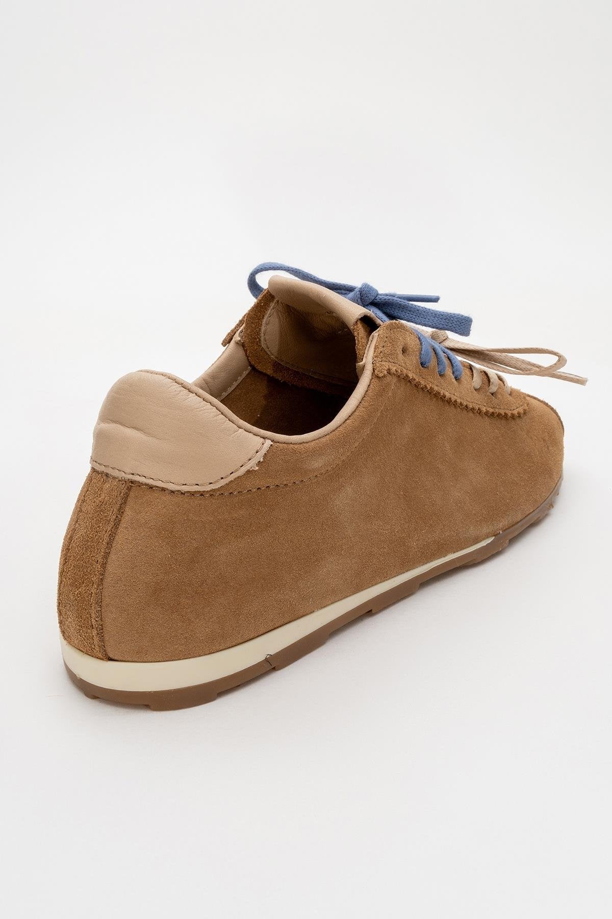 Crea - Cognac Suede Leather Sneakers (Women) - Image 5