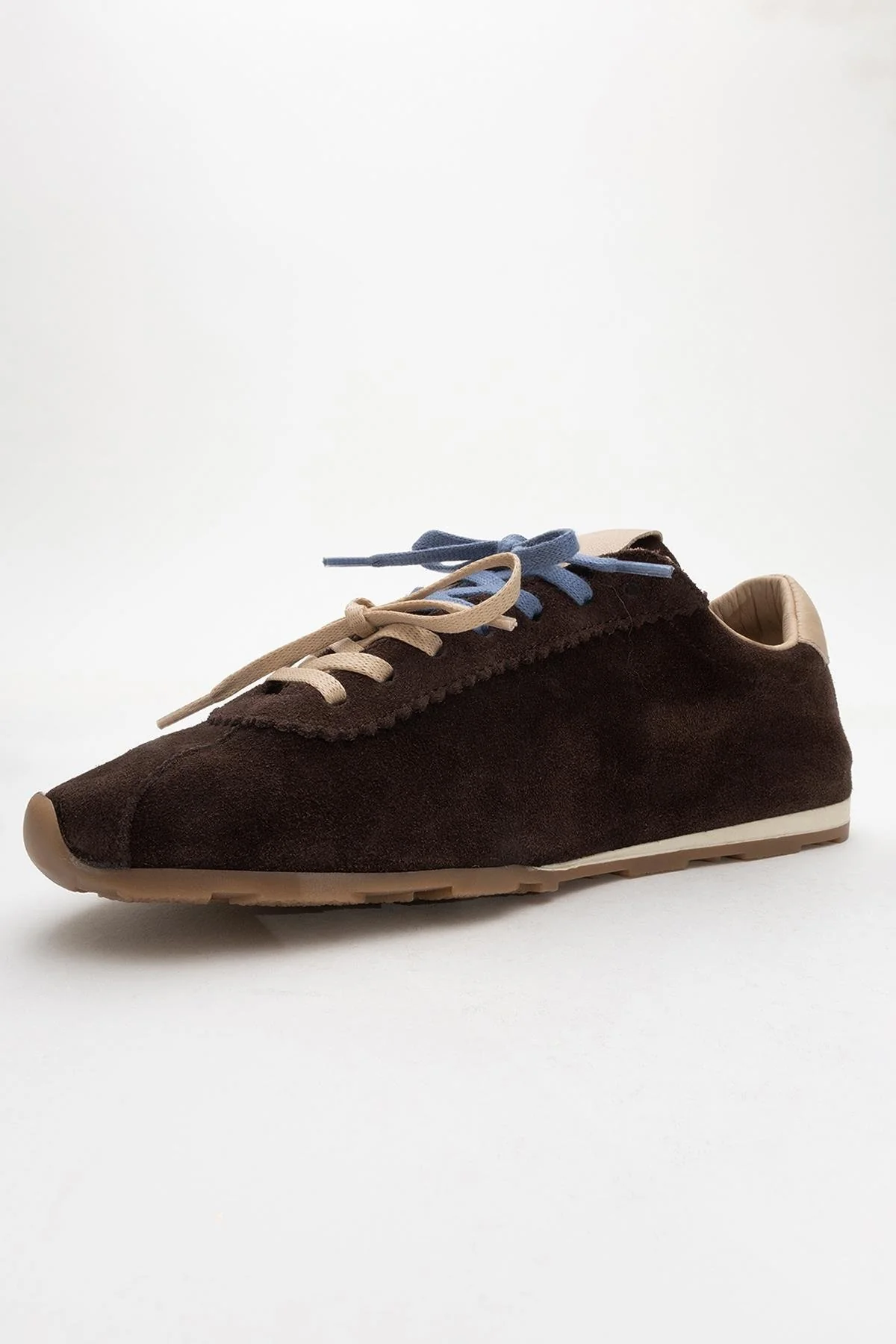 Crea - Dark Brown Leather Sneakers (Women) - Image 4