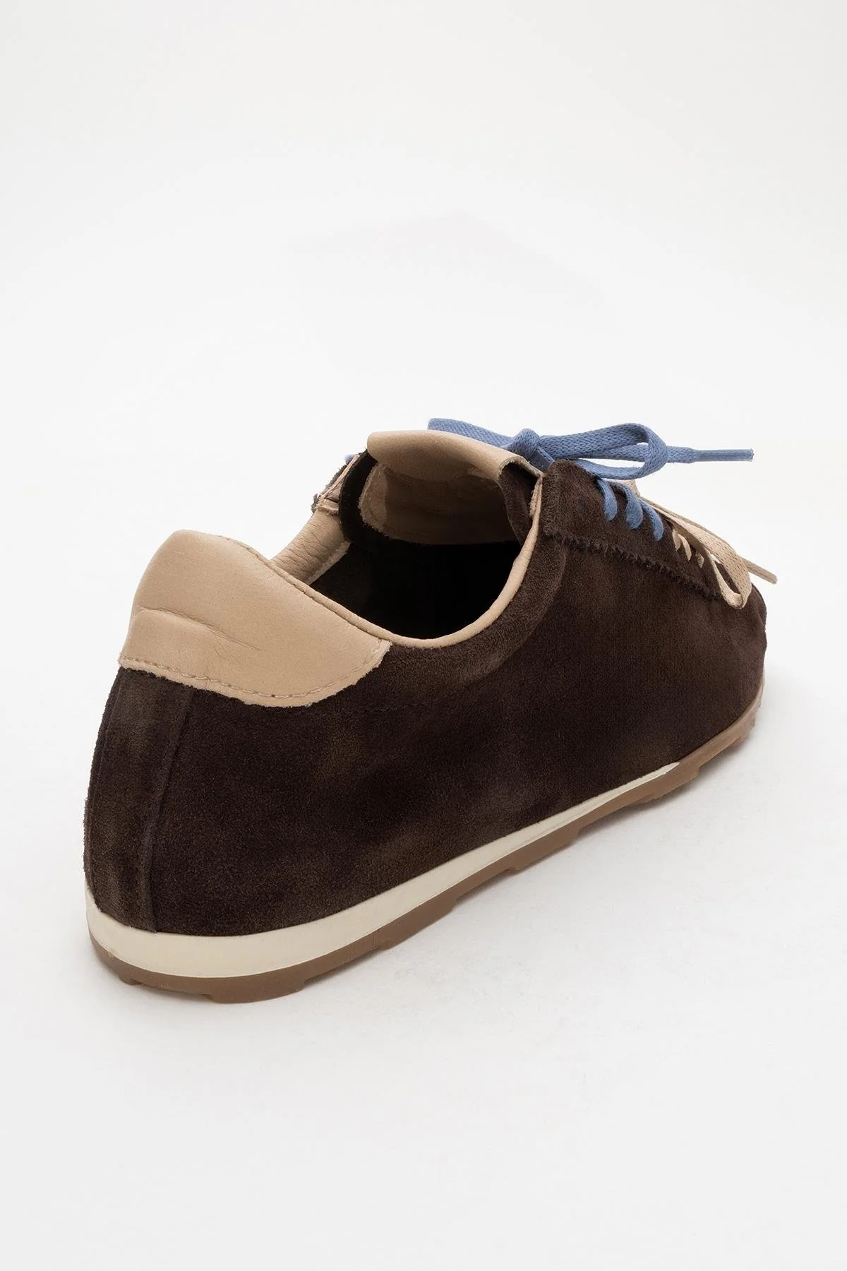 Crea - Dark Brown Leather Sneakers (Women) - Image 5
