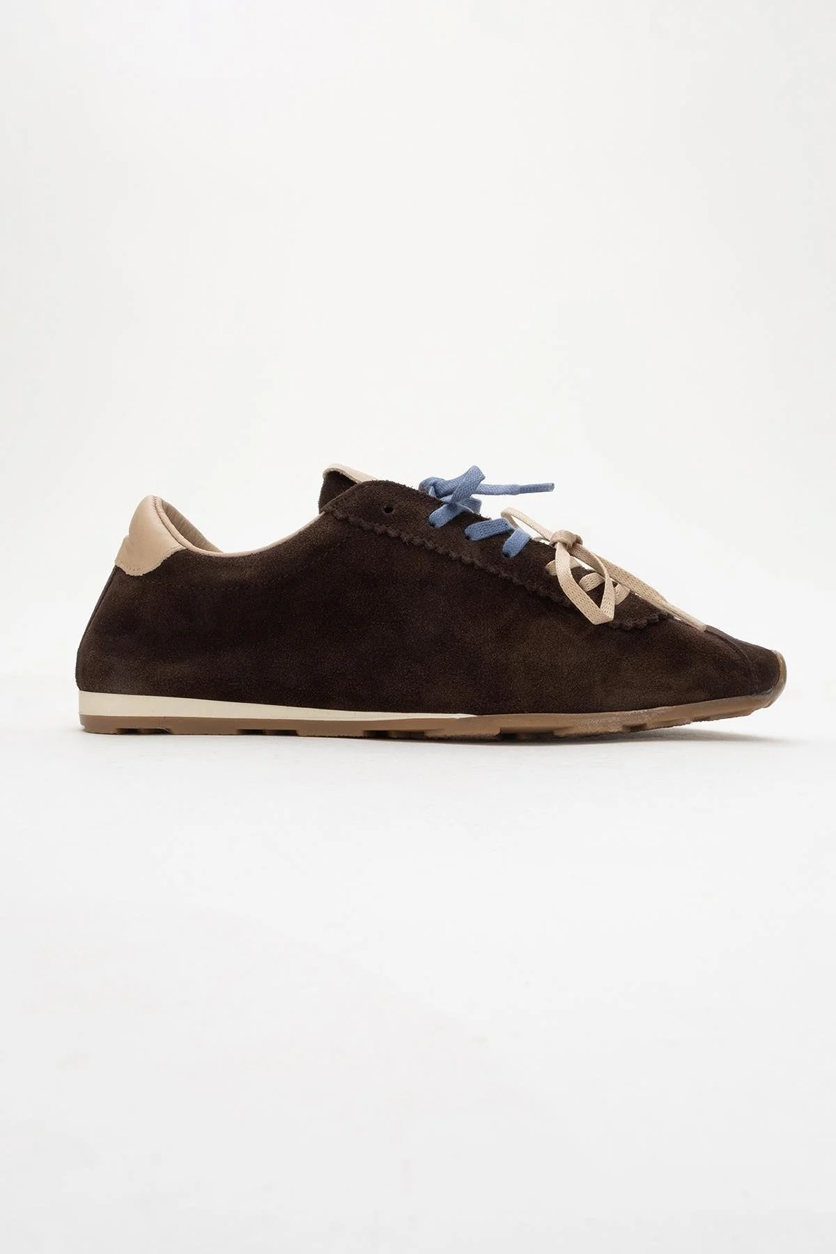 Crea - Dark Brown Leather Sneakers (Women) - Image 6