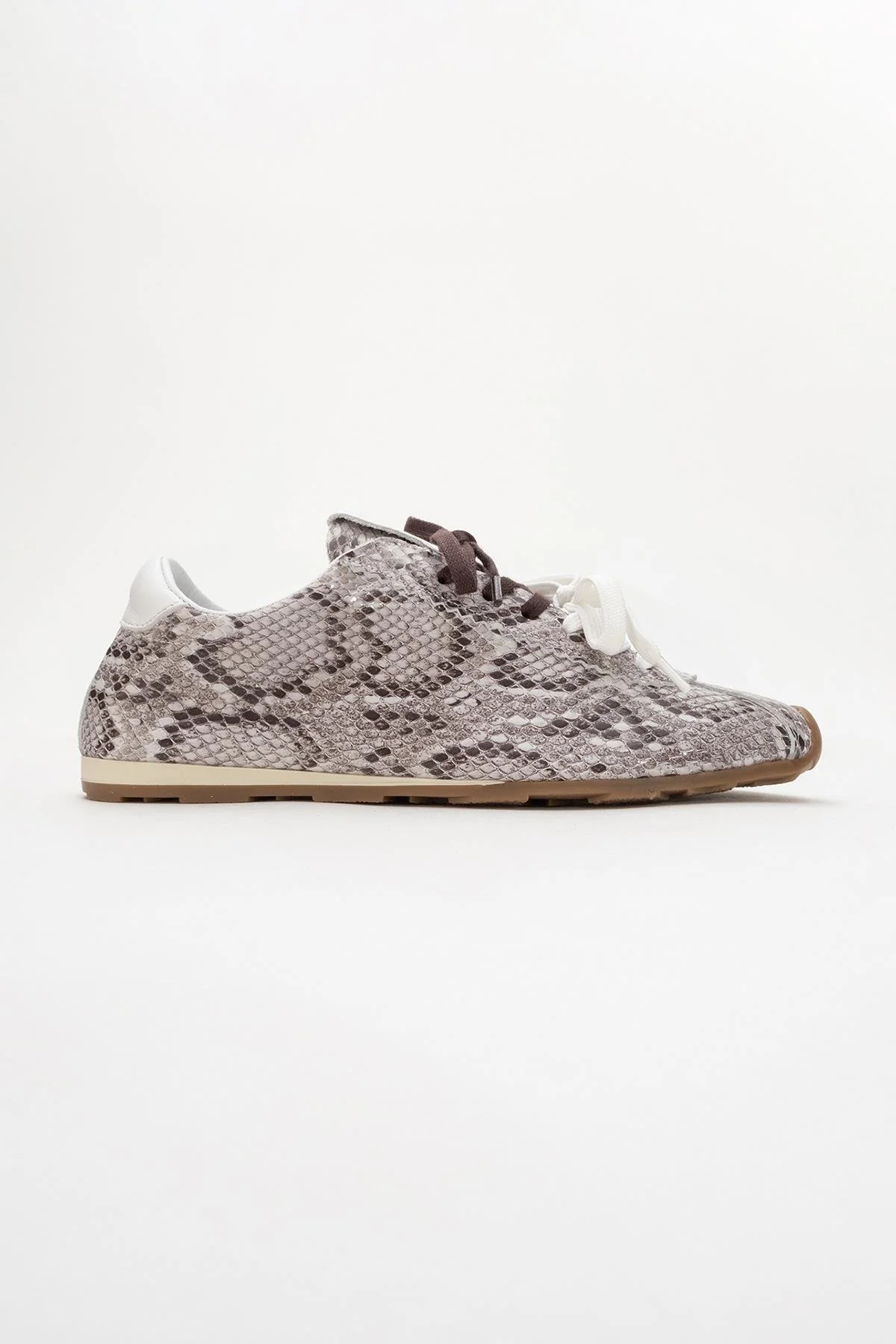 Crea - Gray Croco Leather Sneakers (Women) - Image 6