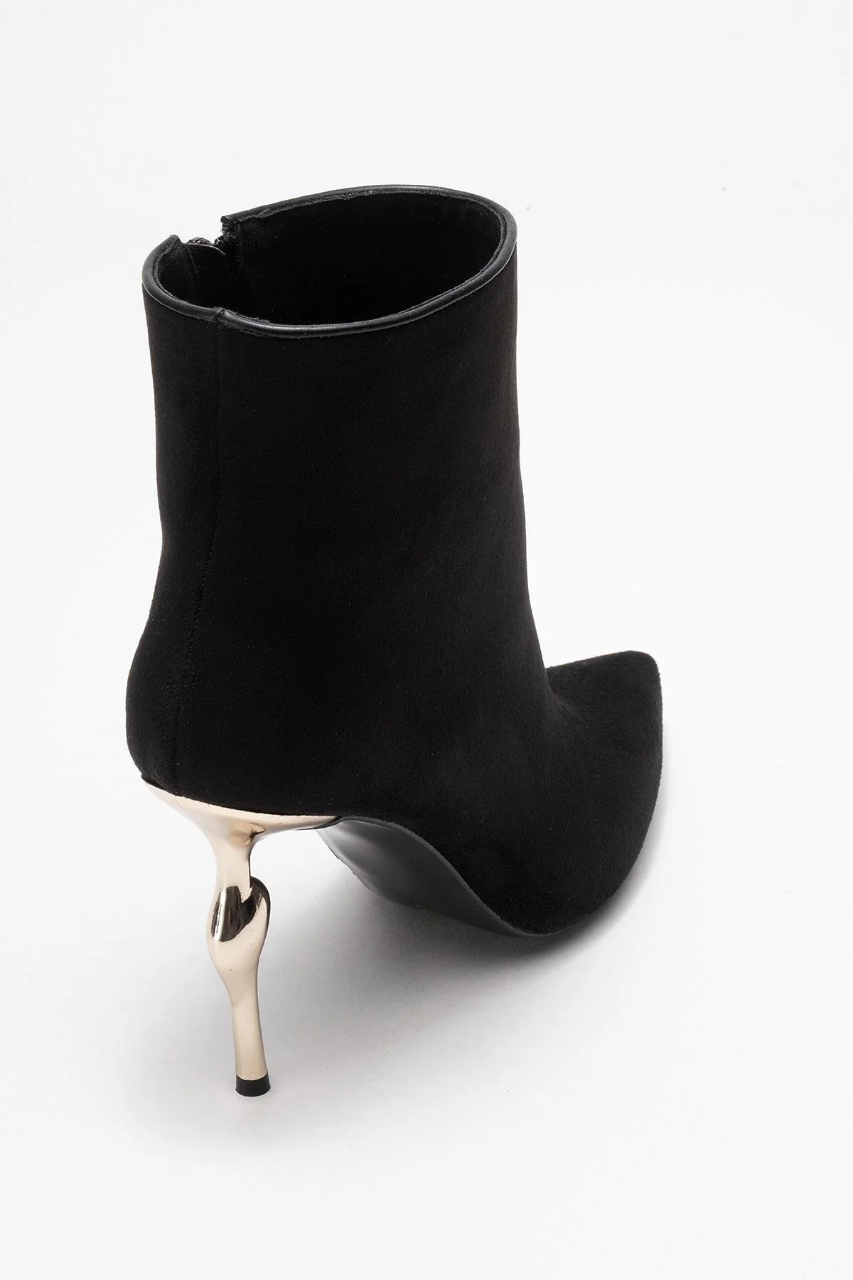 Crista - Black Pointed Toe Heeled Boot (Women) - Image 5