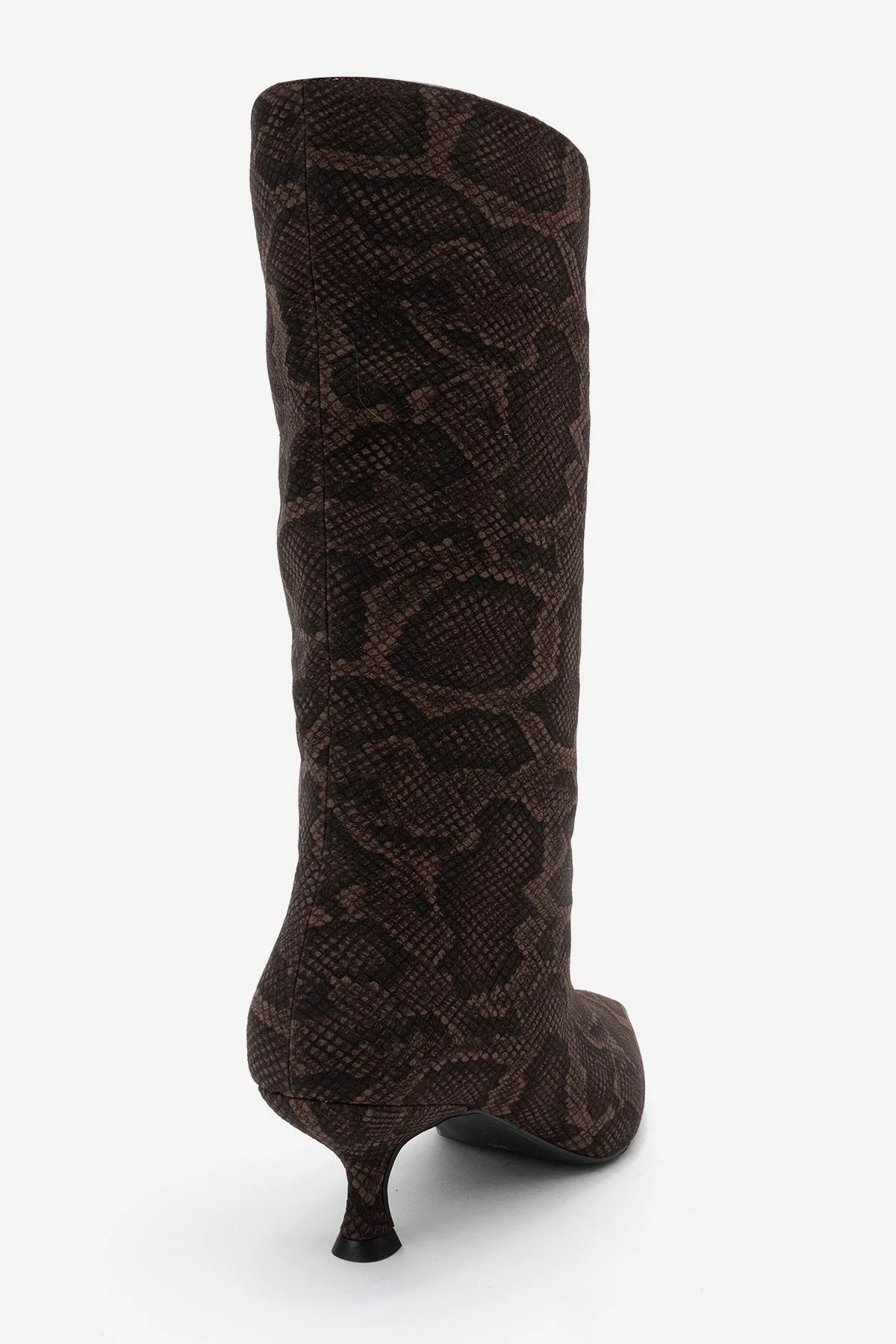 Crow - Brown Patterned Pointed Toe Ankle Boot (Women) - Image 5