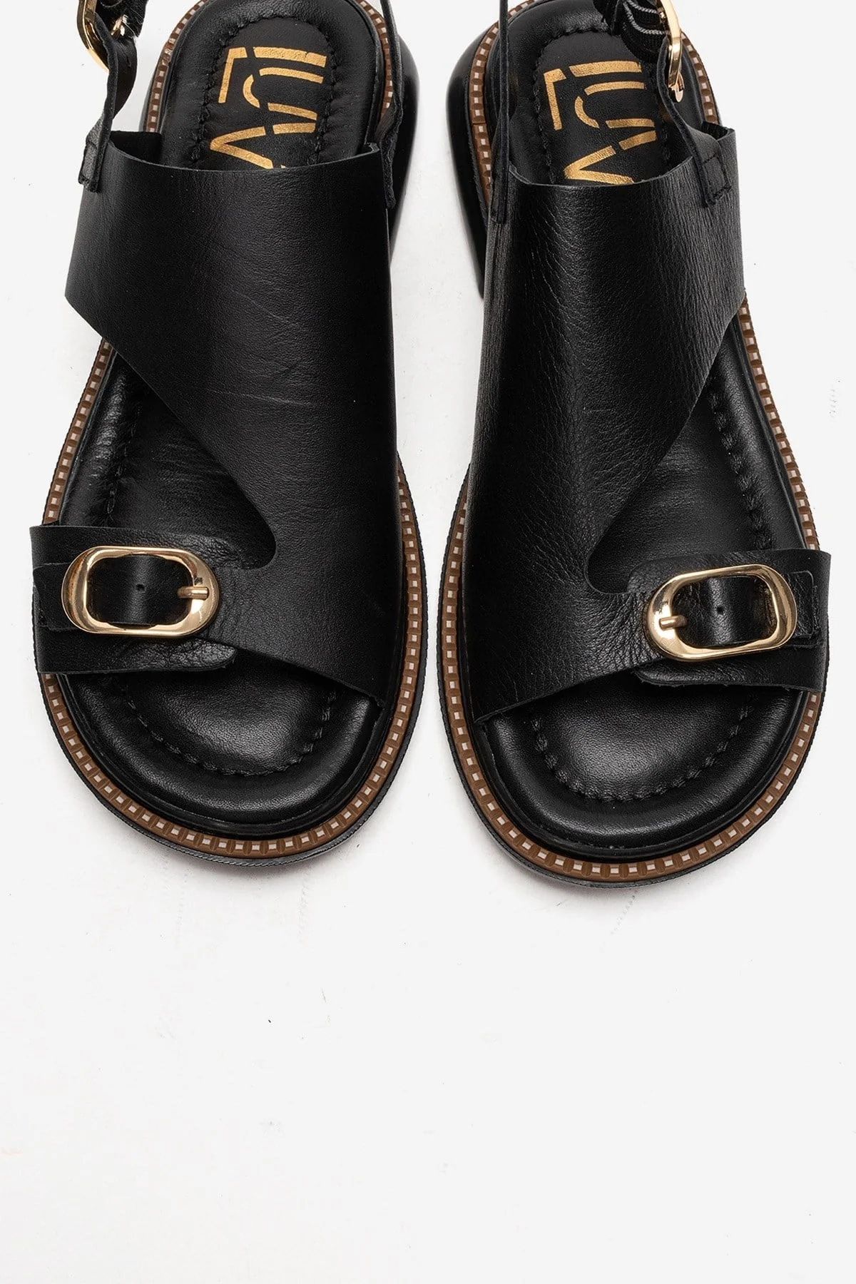 CRUEL - Black Genuine Leather Sandal (Women) - Image 2