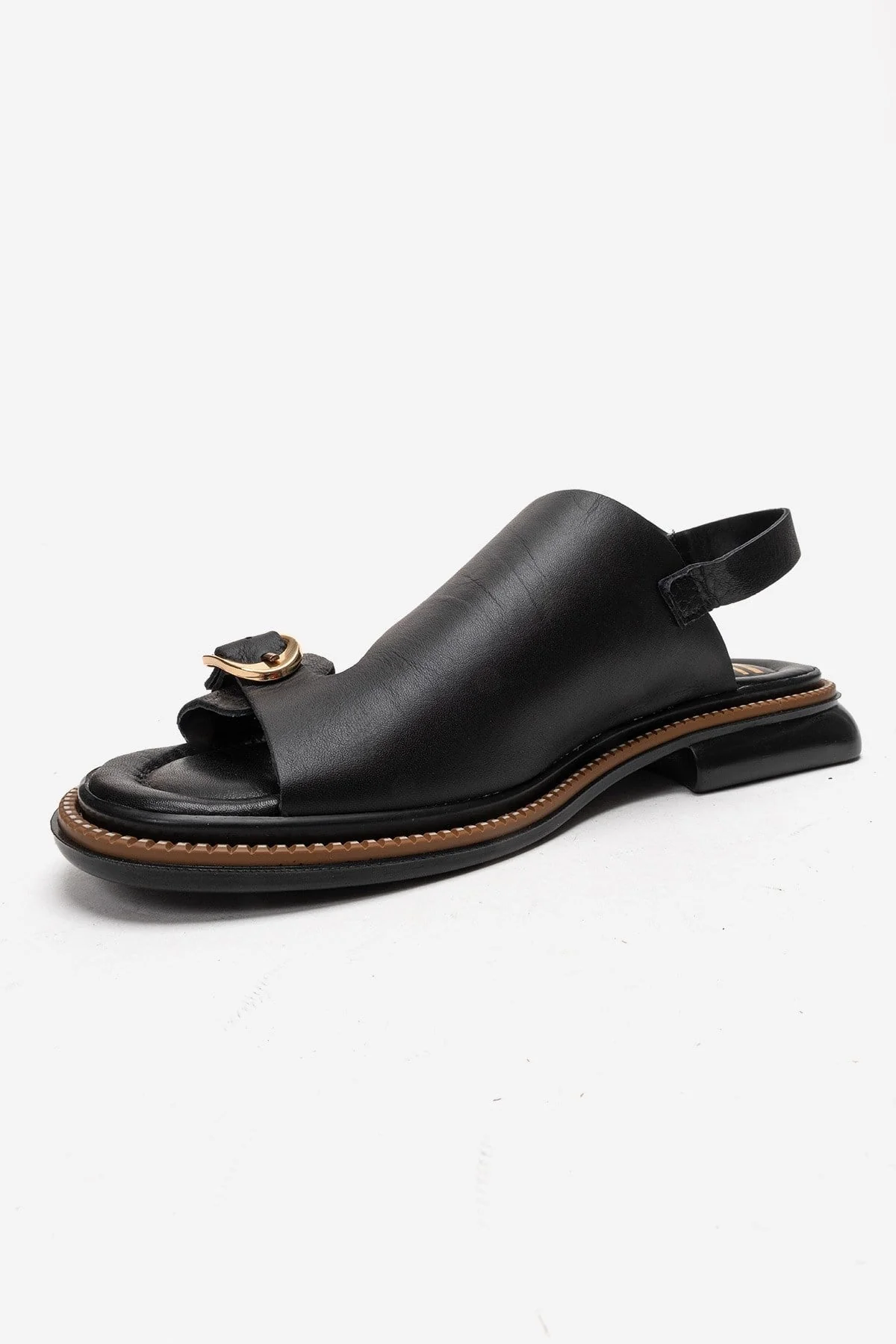 CRUEL - Black Genuine Leather Sandal (Women) - Image 6