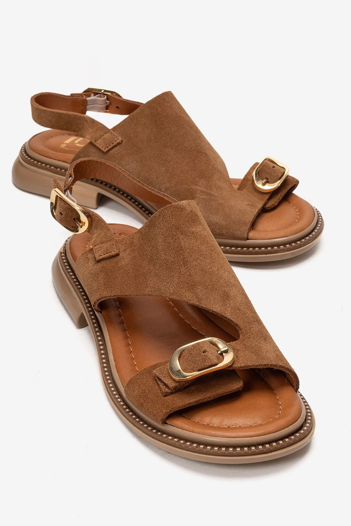 CRUEL - Camel Genuine Leather Sandal (Women)