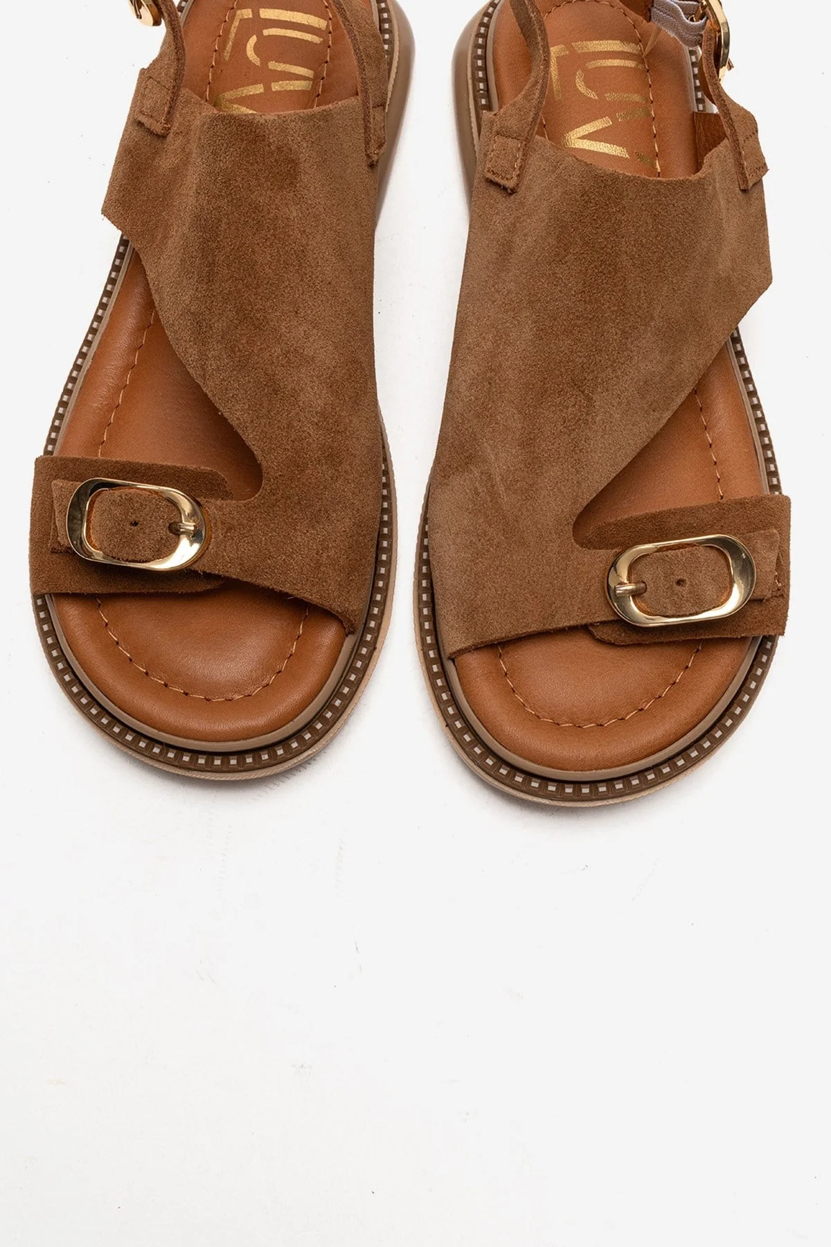 CRUEL - Camel Genuine Leather Sandal (Women) - Image 2